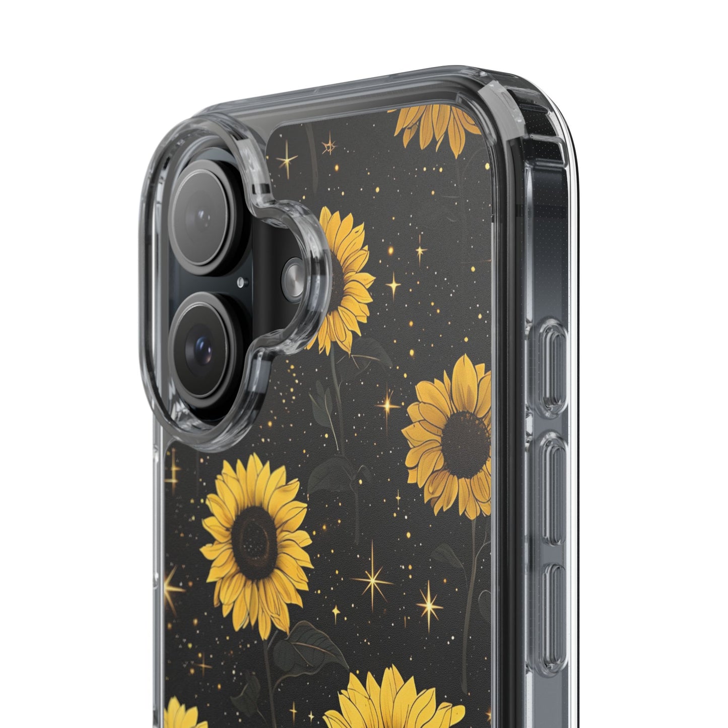 Sunflower Clear Phone Case - Floral Design for Nature Lovers