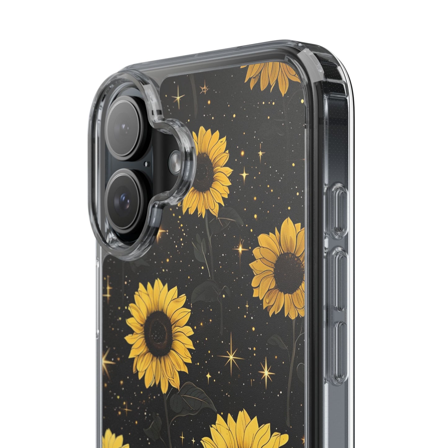 Sunflower Clear Phone Case - Floral Design for Nature Lovers