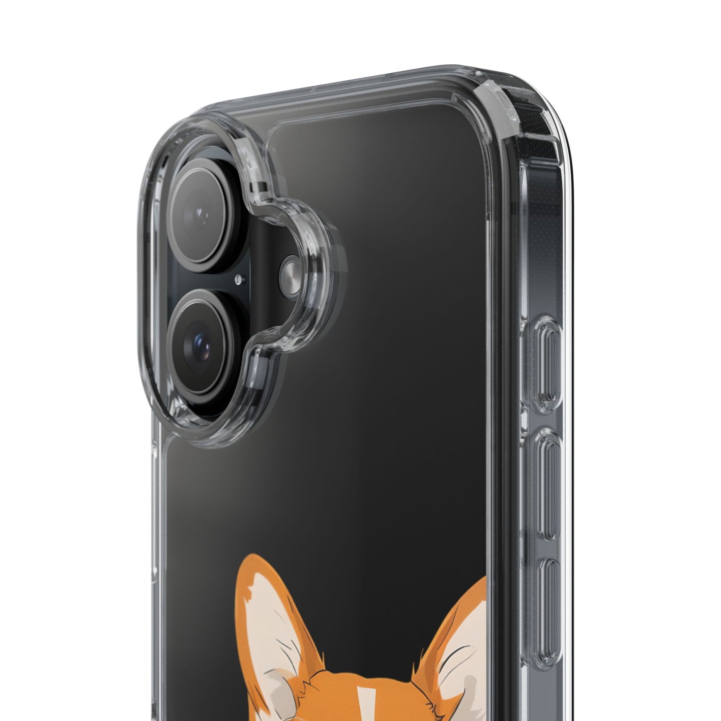Cute Corgi Clear Phone Case - Pet Lover's Accessory