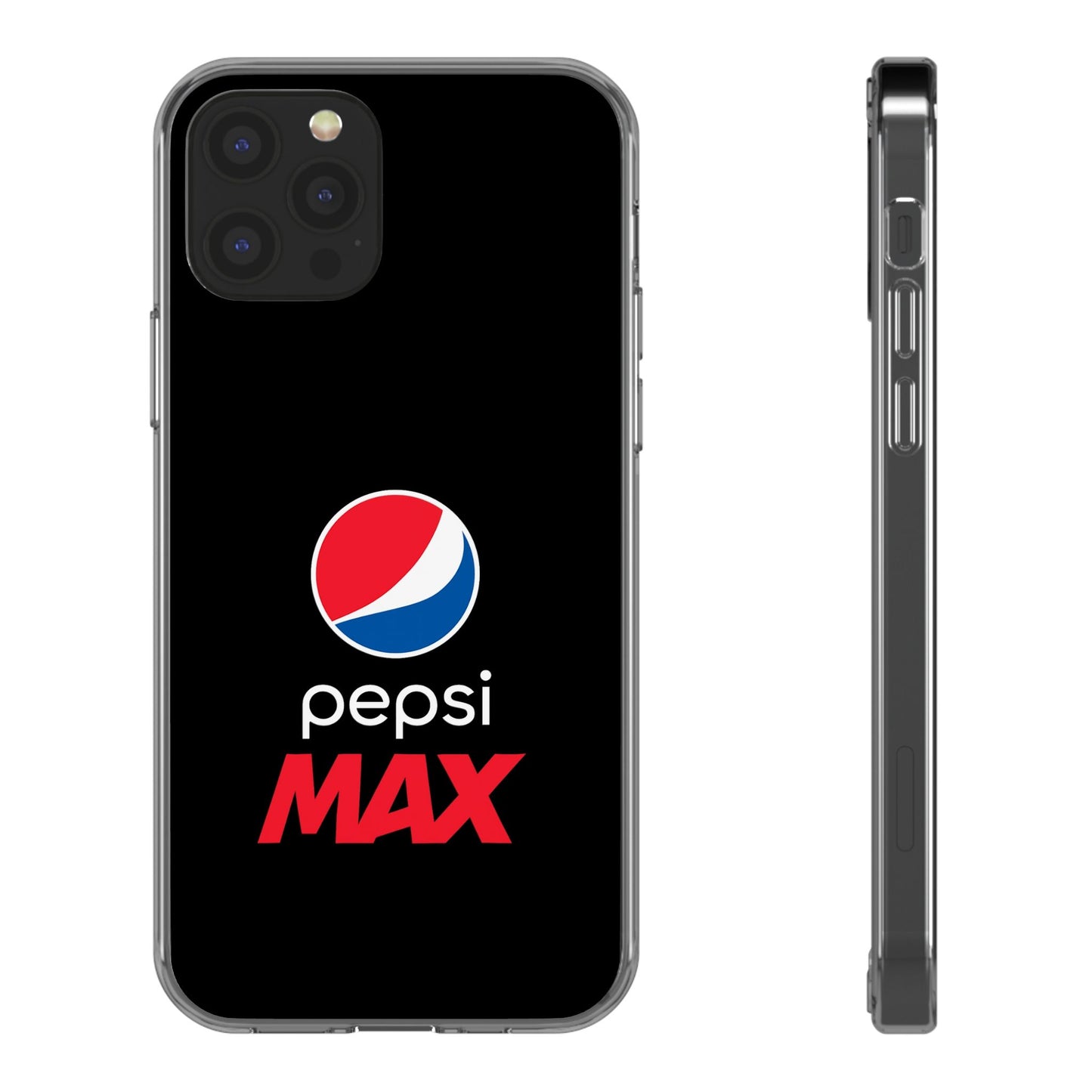 Pepsi Max Clear Phone Case - Sleek Protection for Beverage Lovers