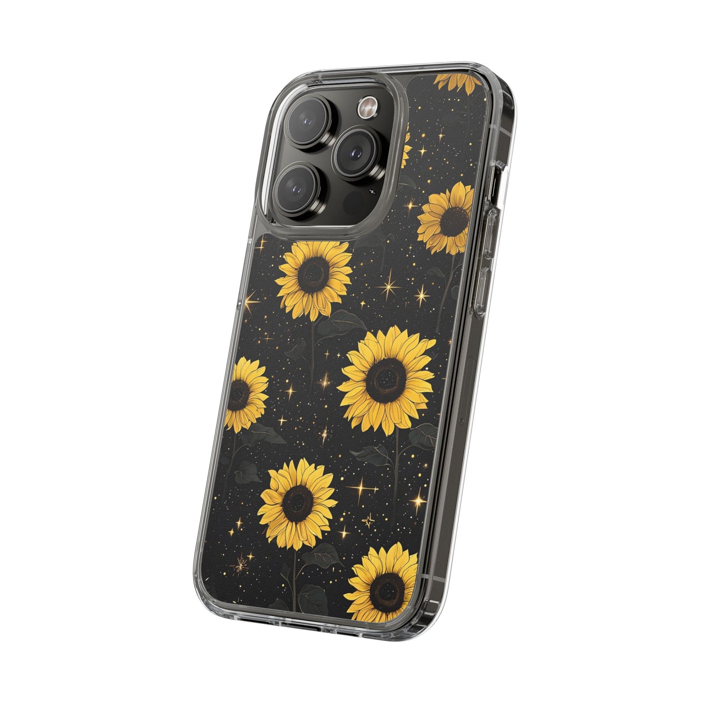 Sunflower Clear Phone Case - Floral Design for Nature Lovers