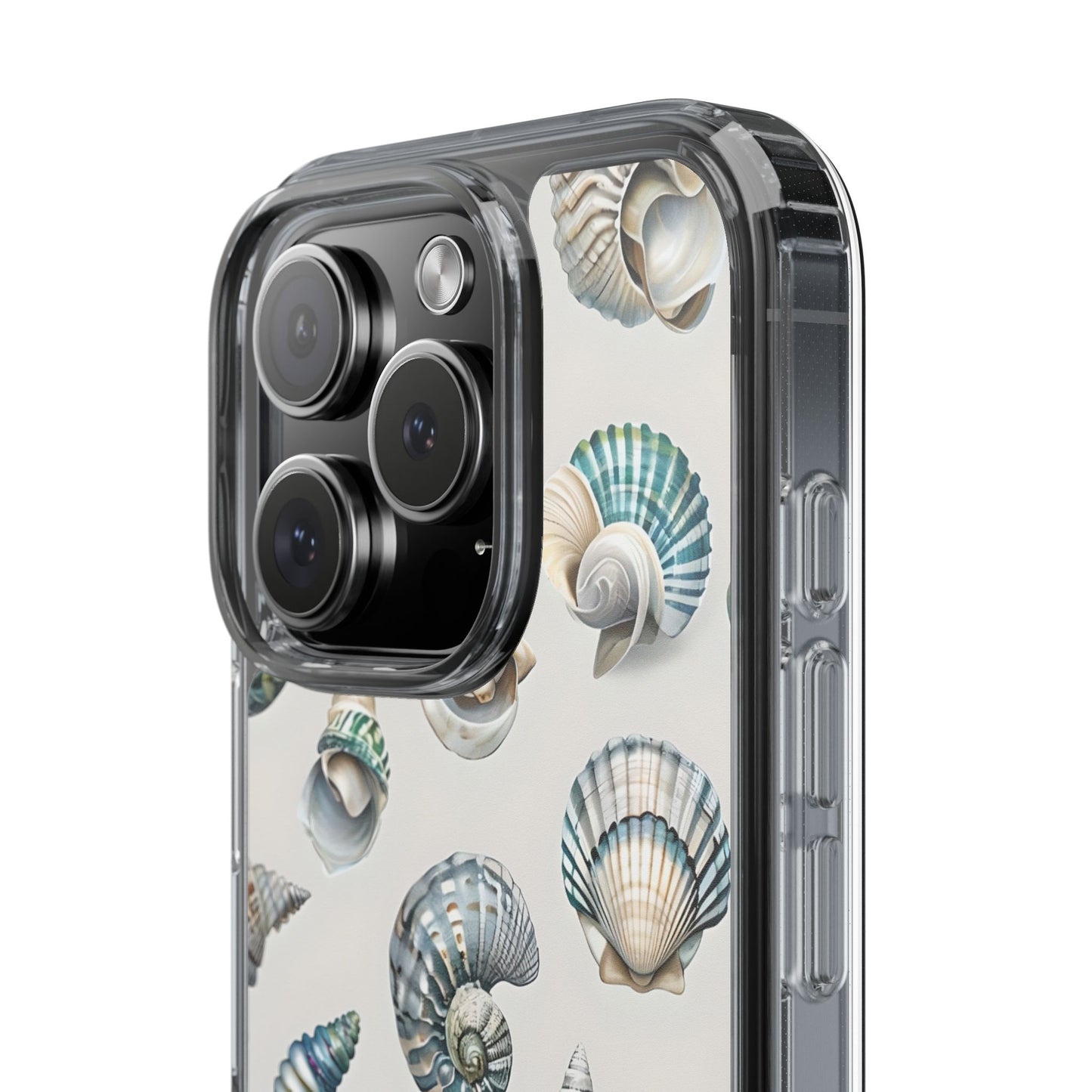Seashell Clear Phone Case - Coastal Beach Decor