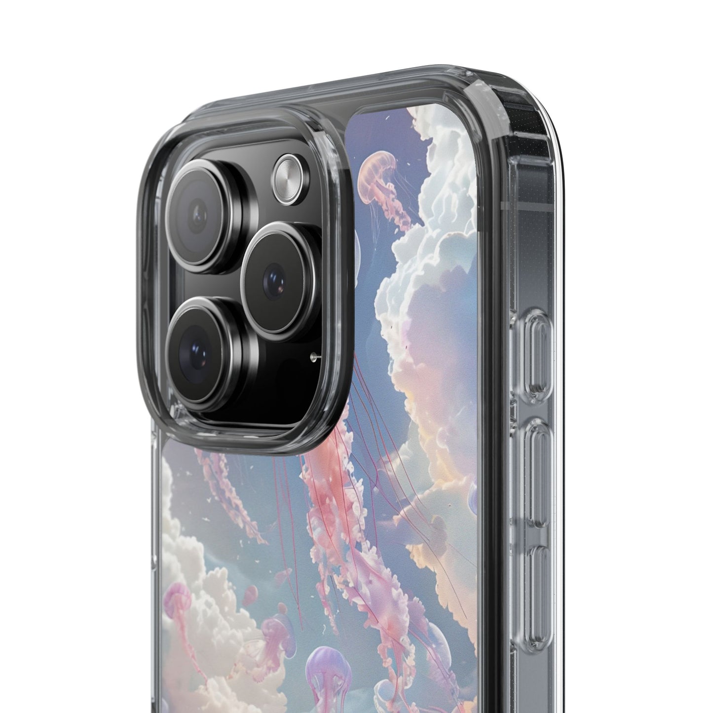Dreamy Jellyfish Clear Phone Case - Aesthetic Ocean Design