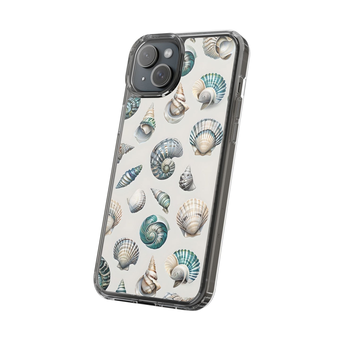 Seashell Clear Phone Case - Coastal Beach Decor