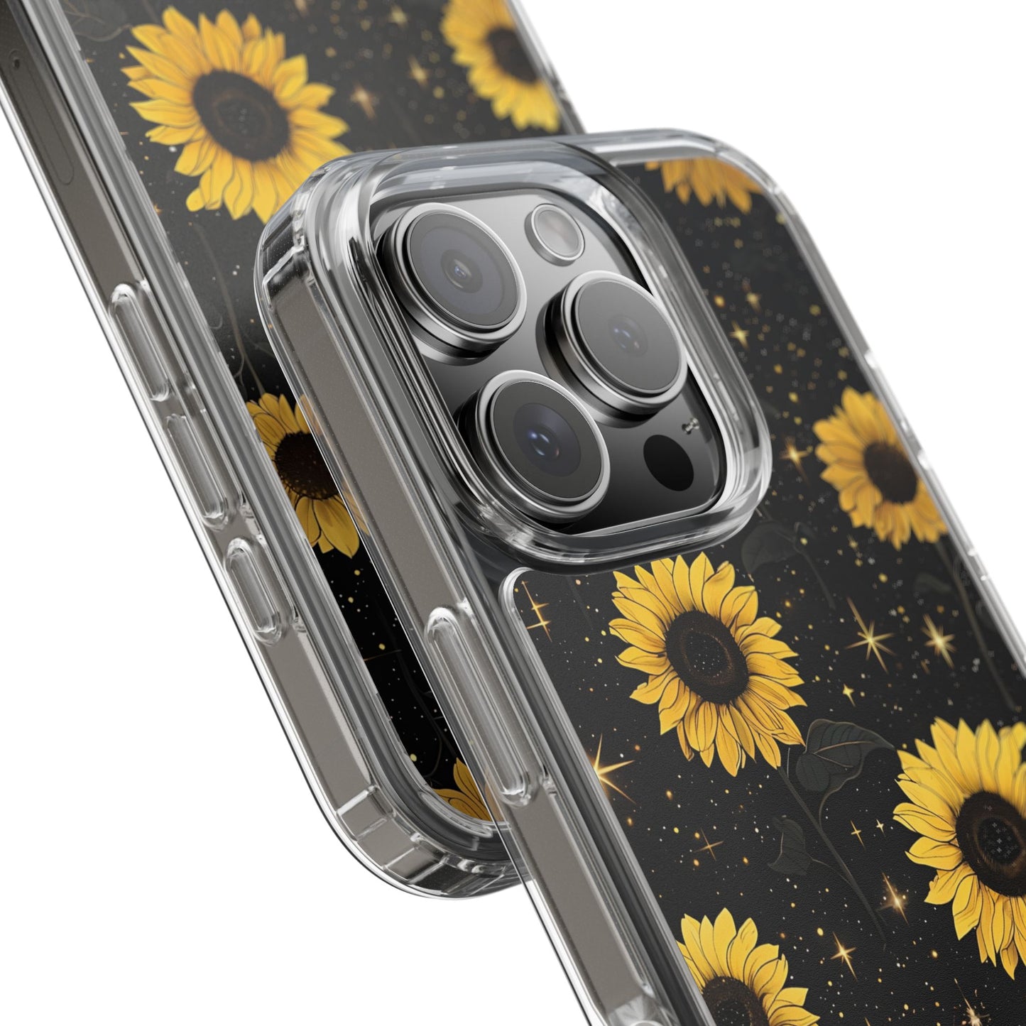 Sunflower Clear Phone Case - Floral Design for Nature Lovers