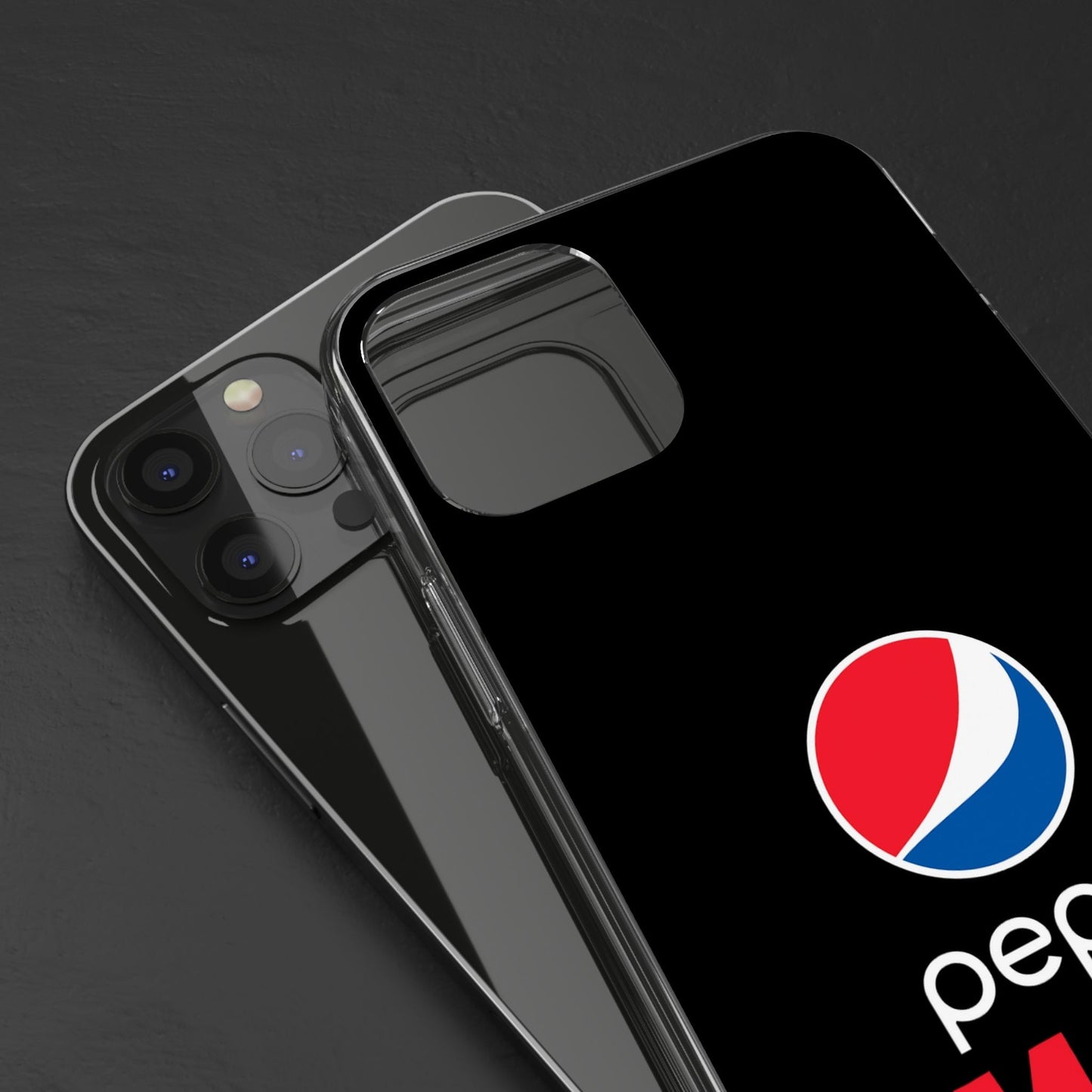 Pepsi Max Clear Phone Case - Sleek Protection for Beverage Lovers