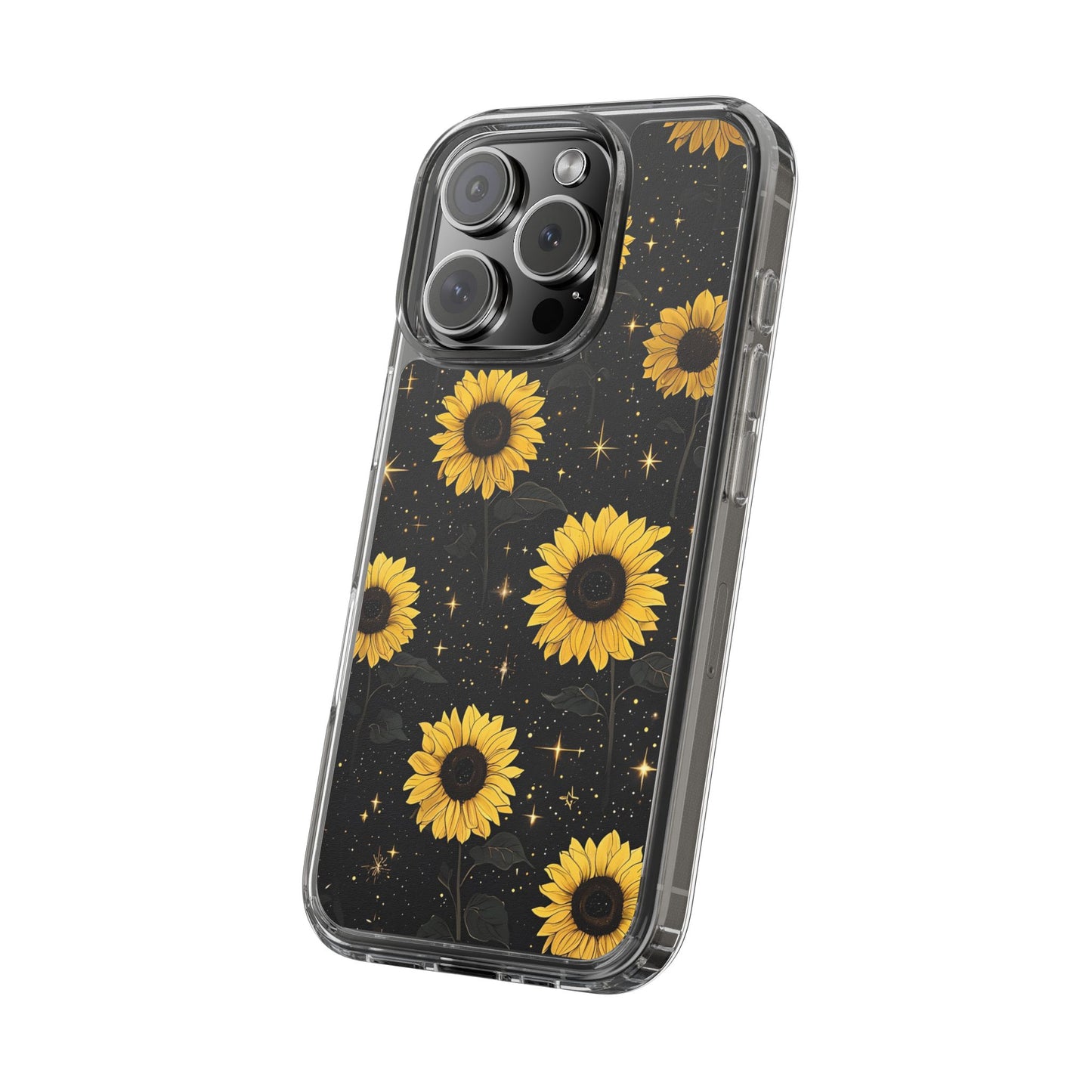 Sunflower Clear Phone Case - Floral Design for Nature Lovers