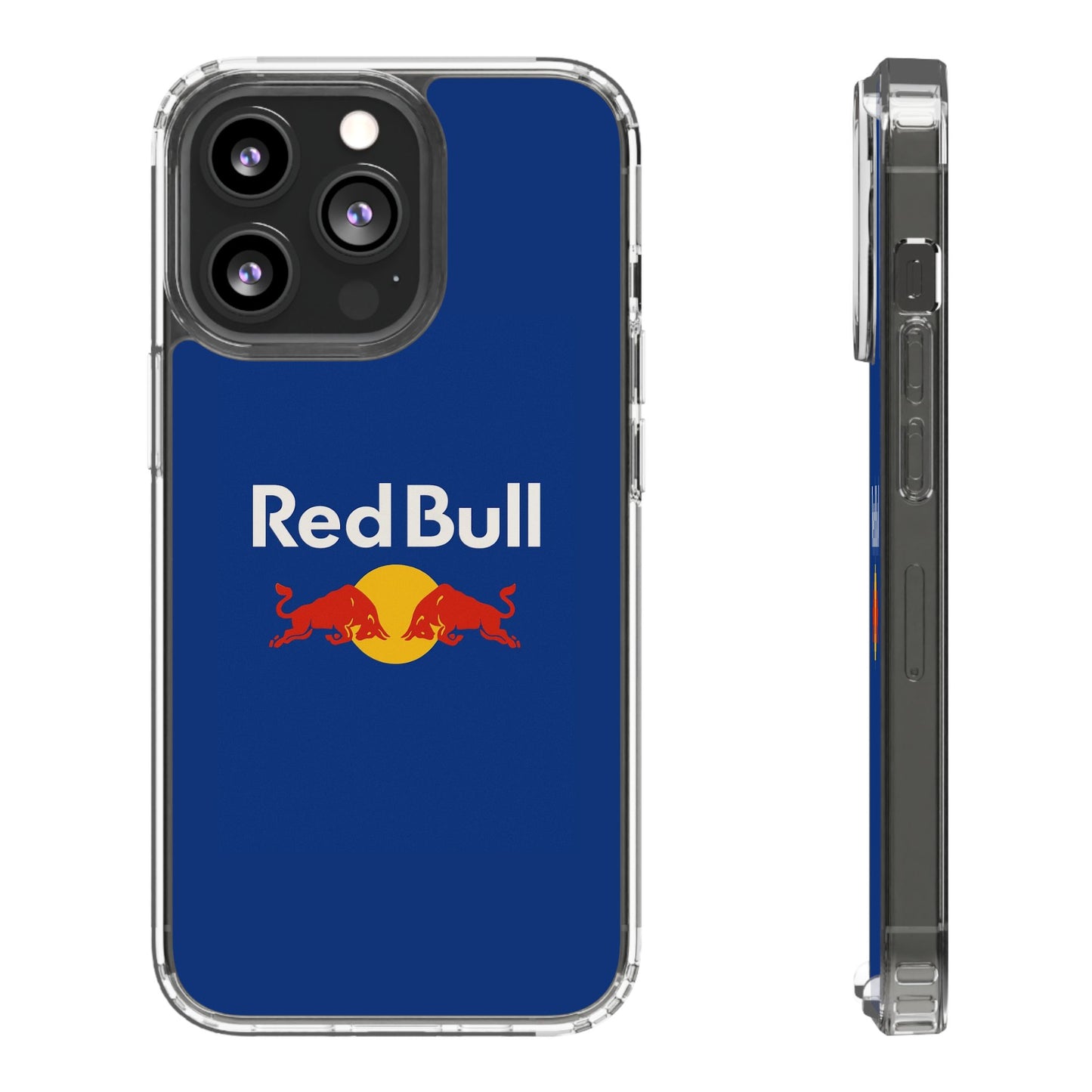 Red Bull Clear Phone Case - Sleek Protection for Fans