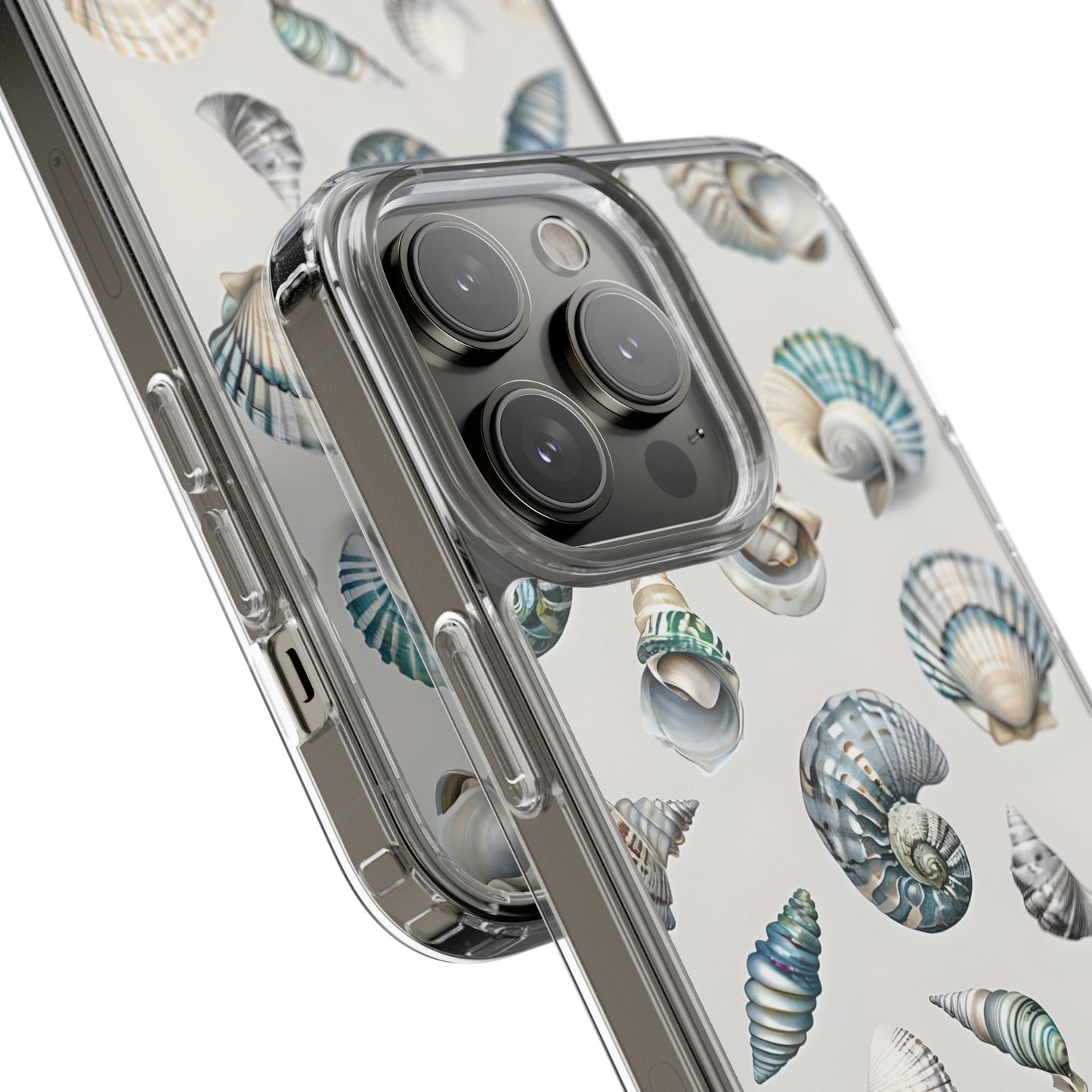 Seashell Clear Phone Case - Coastal Beach Decor