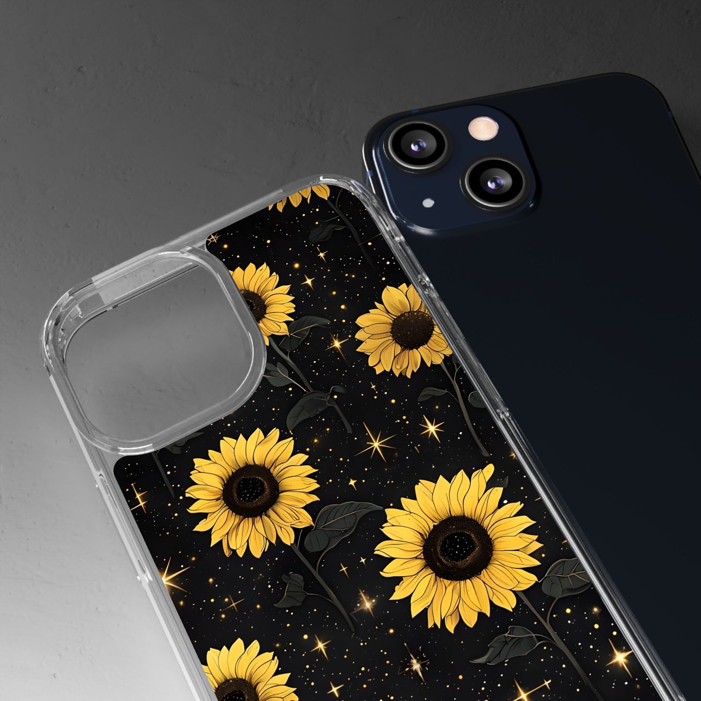 Sunflower Clear Phone Case - Floral Design for Nature Lovers
