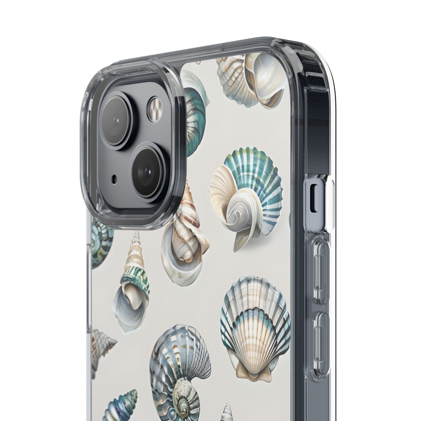 Seashell Clear Phone Case - Coastal Beach Decor