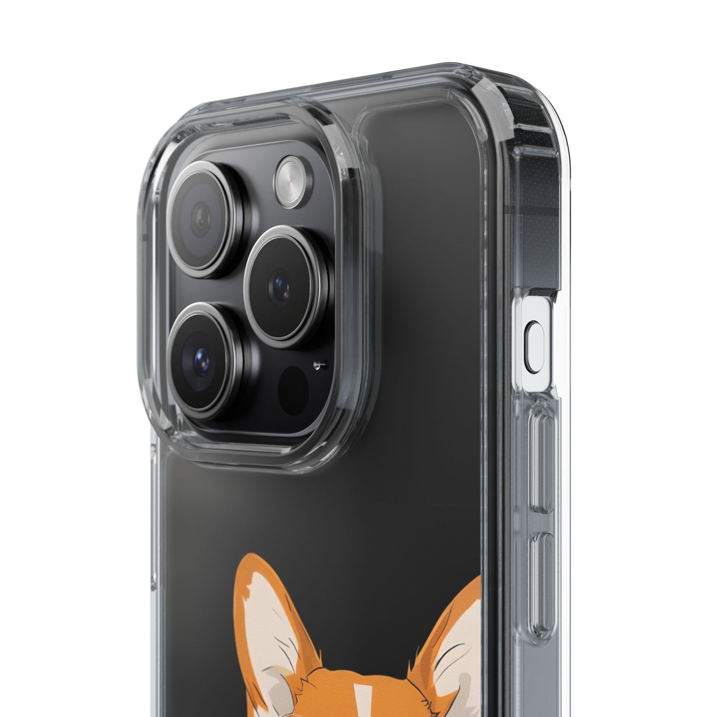 Cute Corgi Clear Phone Case - Pet Lover's Accessory