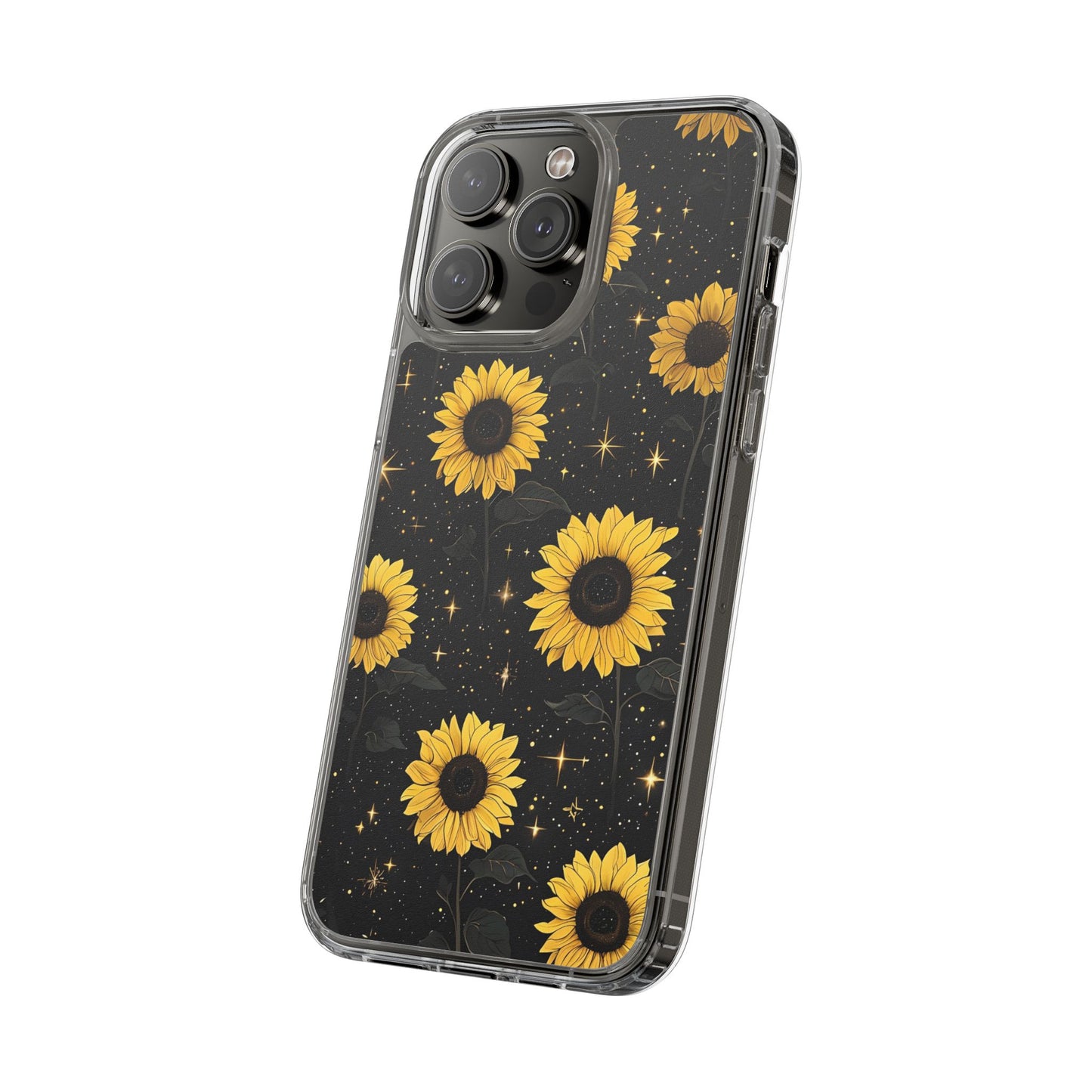 Sunflower Clear Phone Case - Floral Design for Nature Lovers