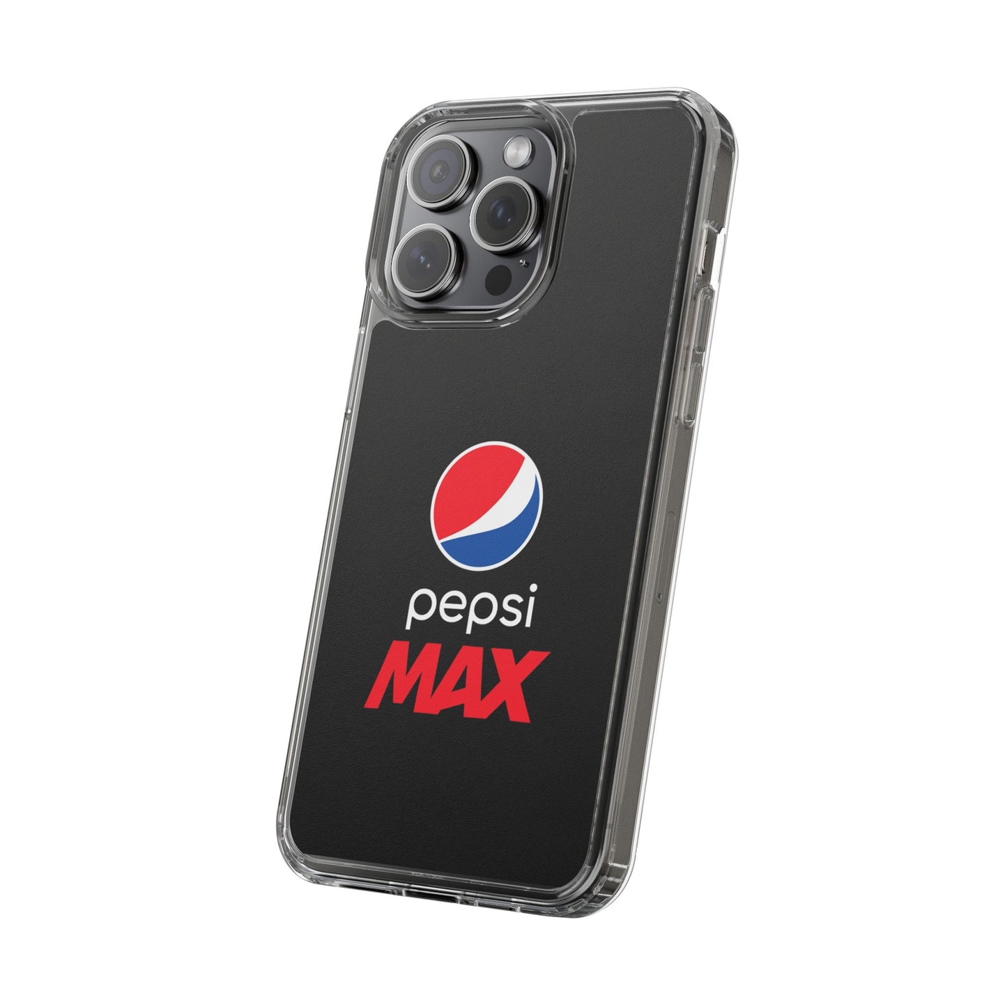 Pepsi Max Clear Phone Case - Sleek Protection for Beverage Lovers