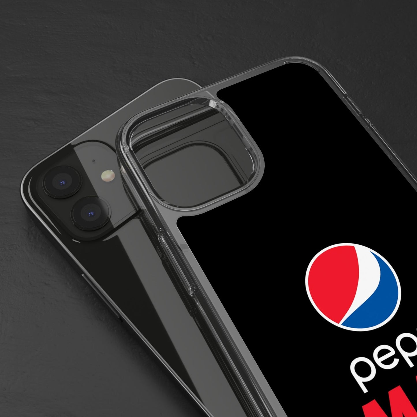 Pepsi Max Clear Phone Case - Sleek Protection for Beverage Lovers