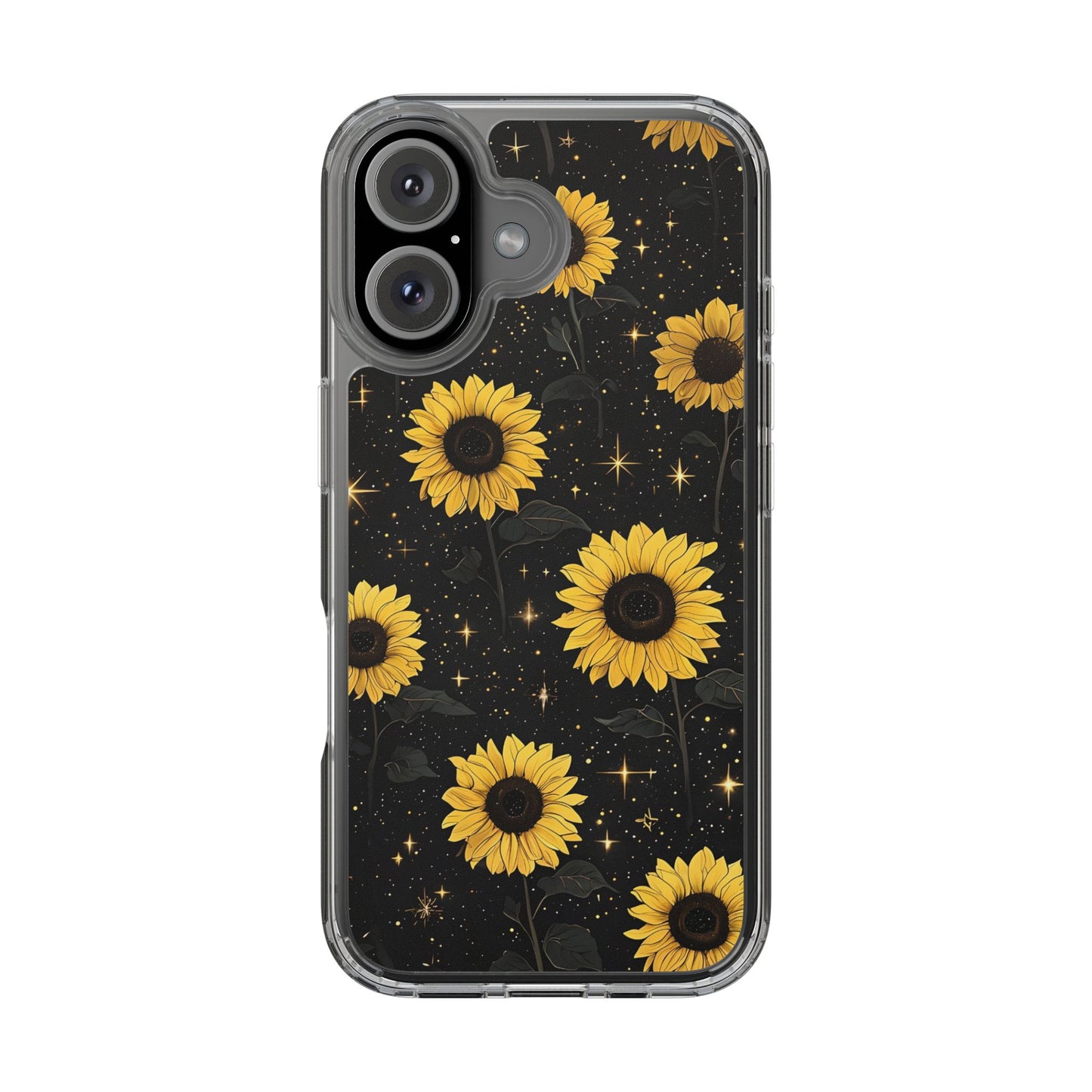 Sunflower Clear Phone Case - Floral Design for Nature Lovers