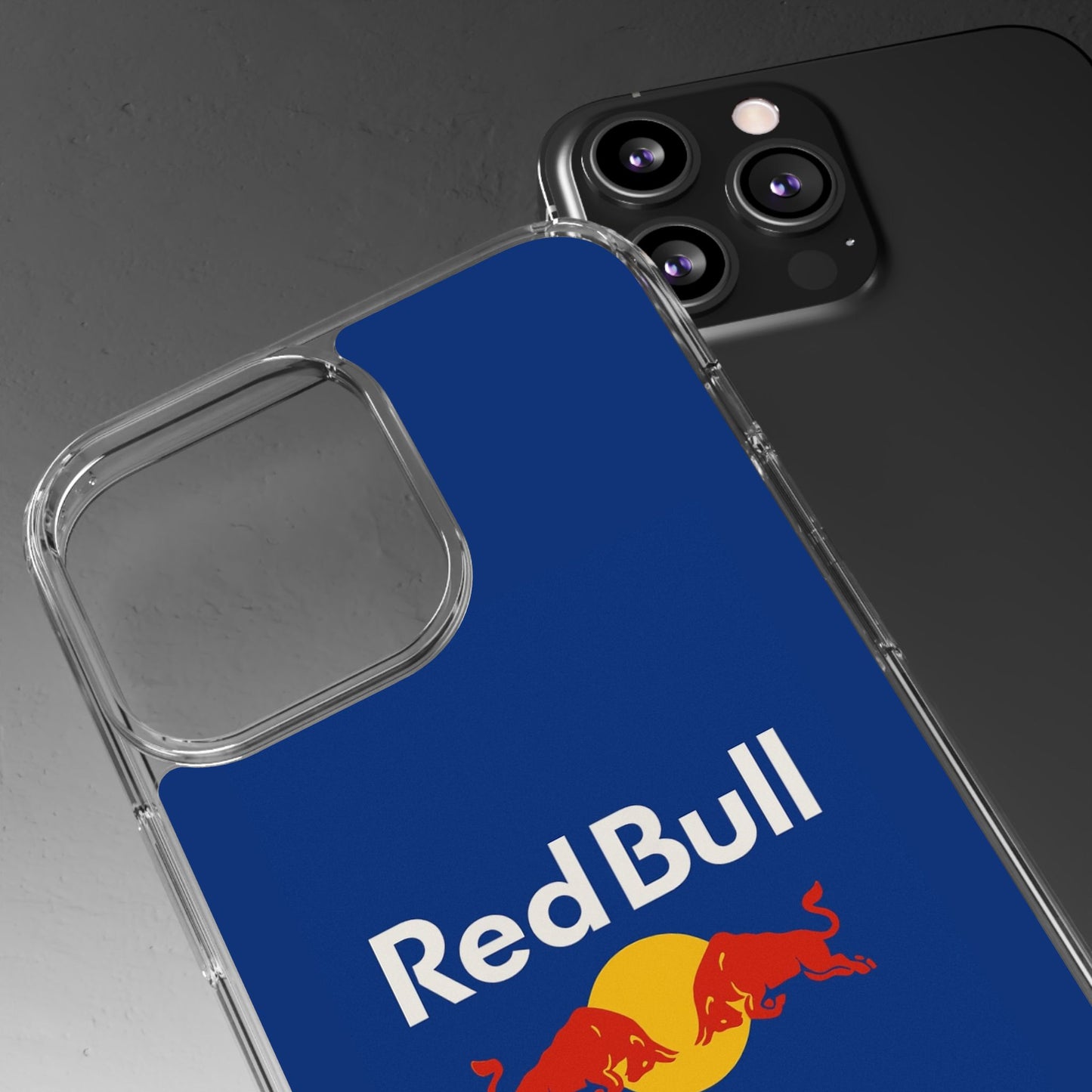 Red Bull Clear Phone Case - Sleek Protection for Fans