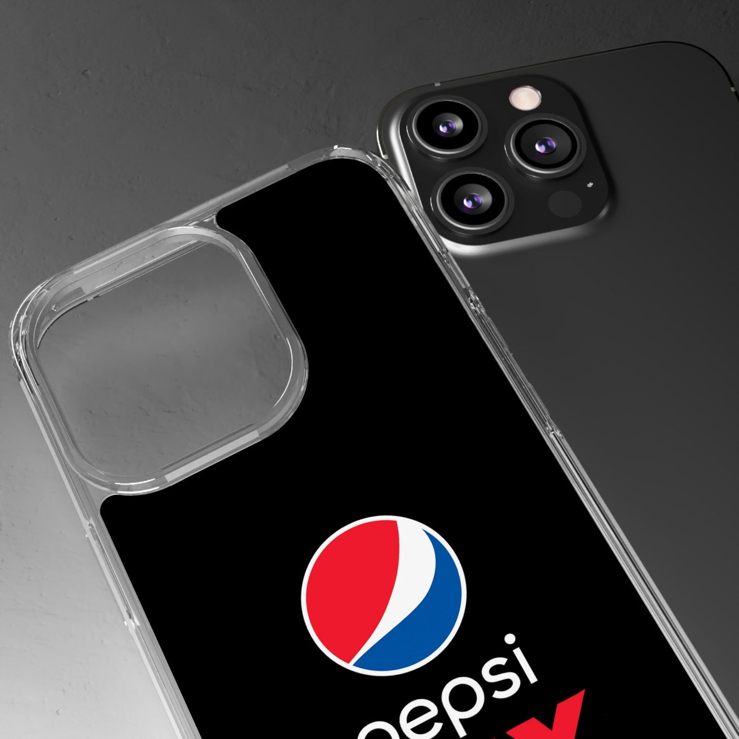 Pepsi Max Clear Phone Case - Sleek Protection for Beverage Lovers