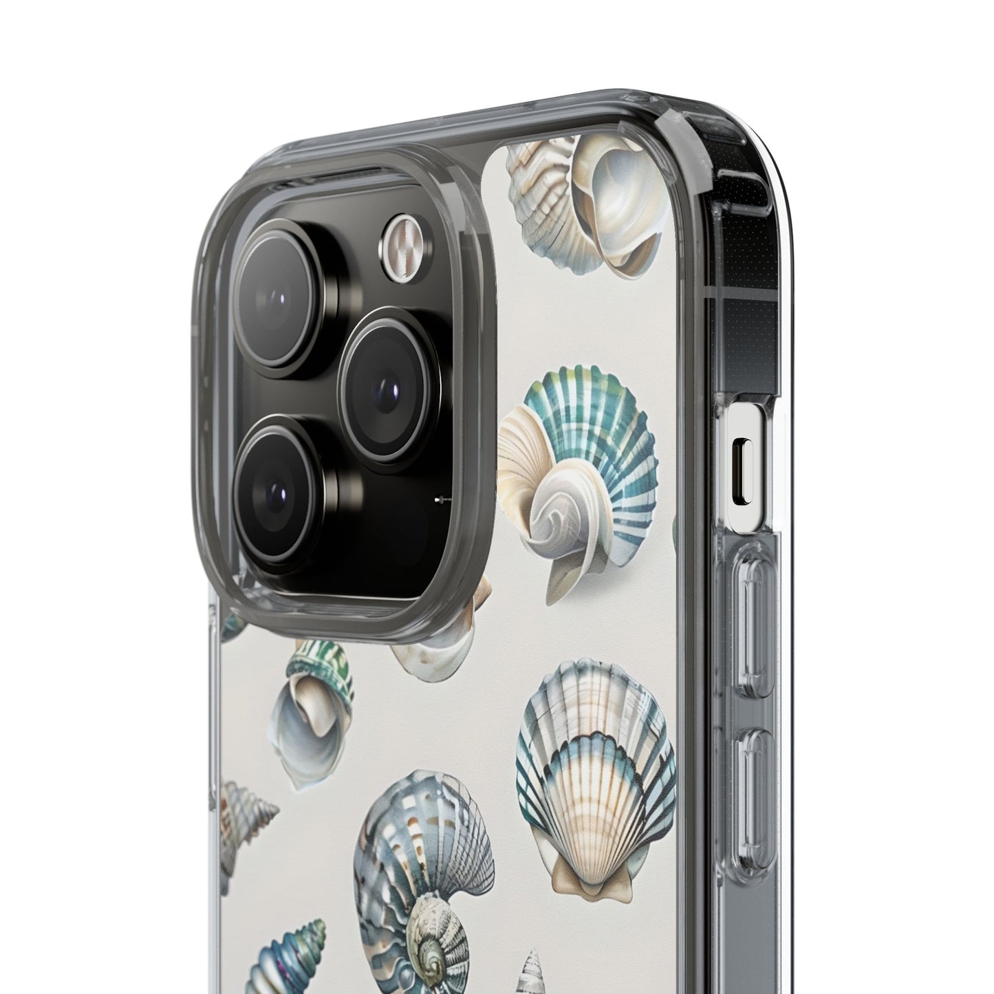 Seashell Clear Phone Case - Coastal Beach Decor