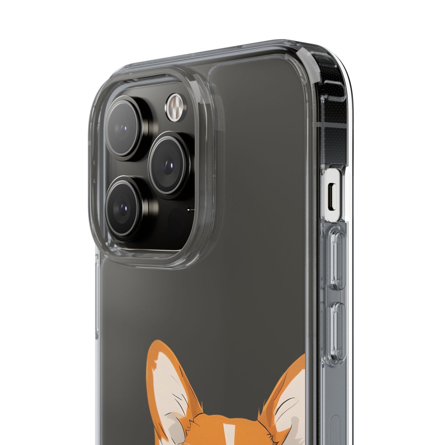 Cute Corgi Clear Phone Case - Pet Lover's Accessory