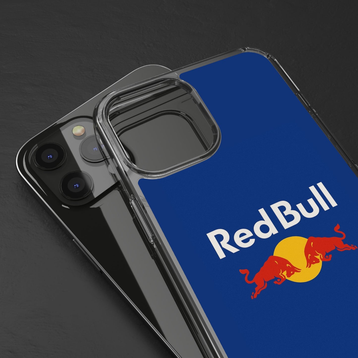 Red Bull Clear Phone Case - Sleek Protection for Fans