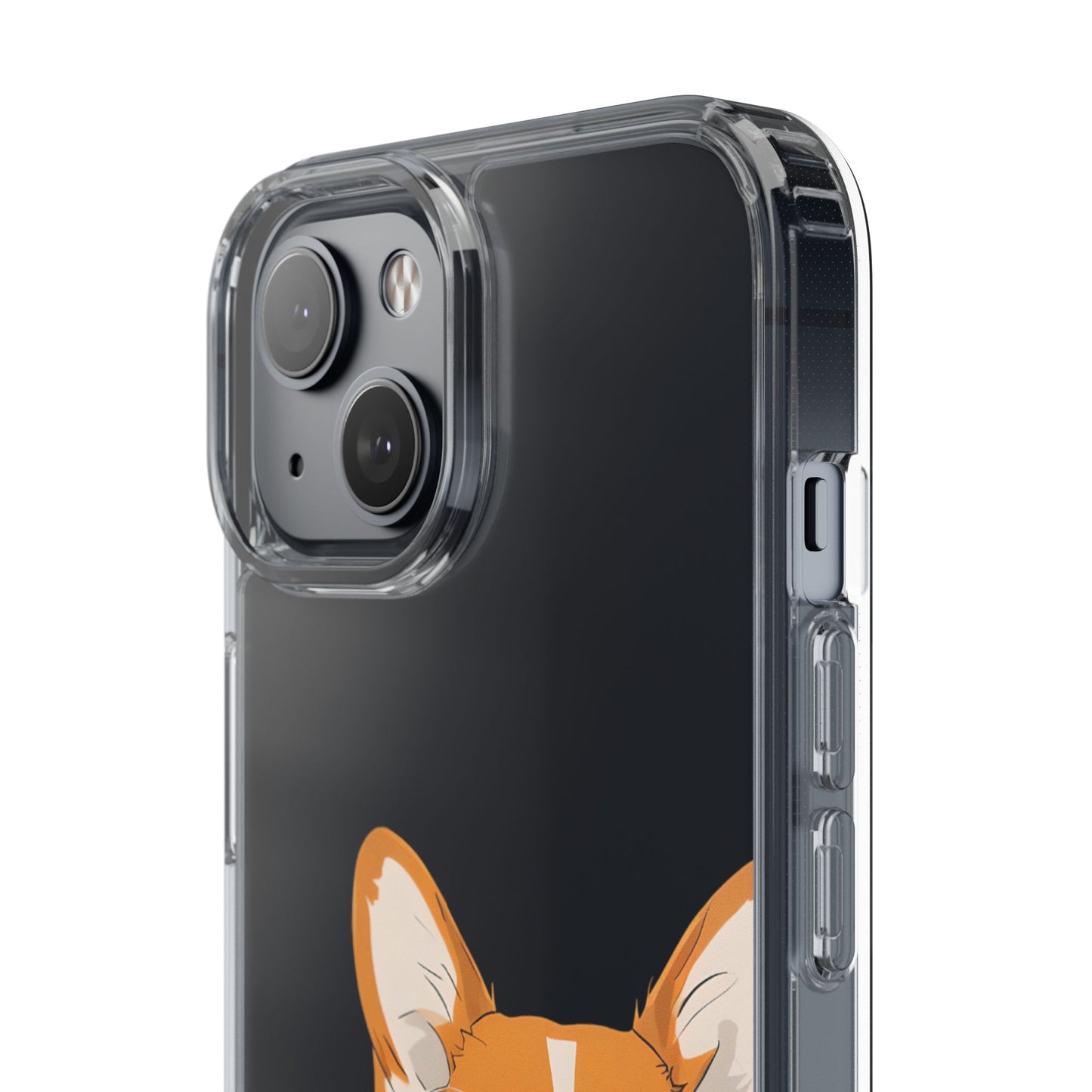 Cute Corgi Clear Phone Case - Pet Lover's Accessory
