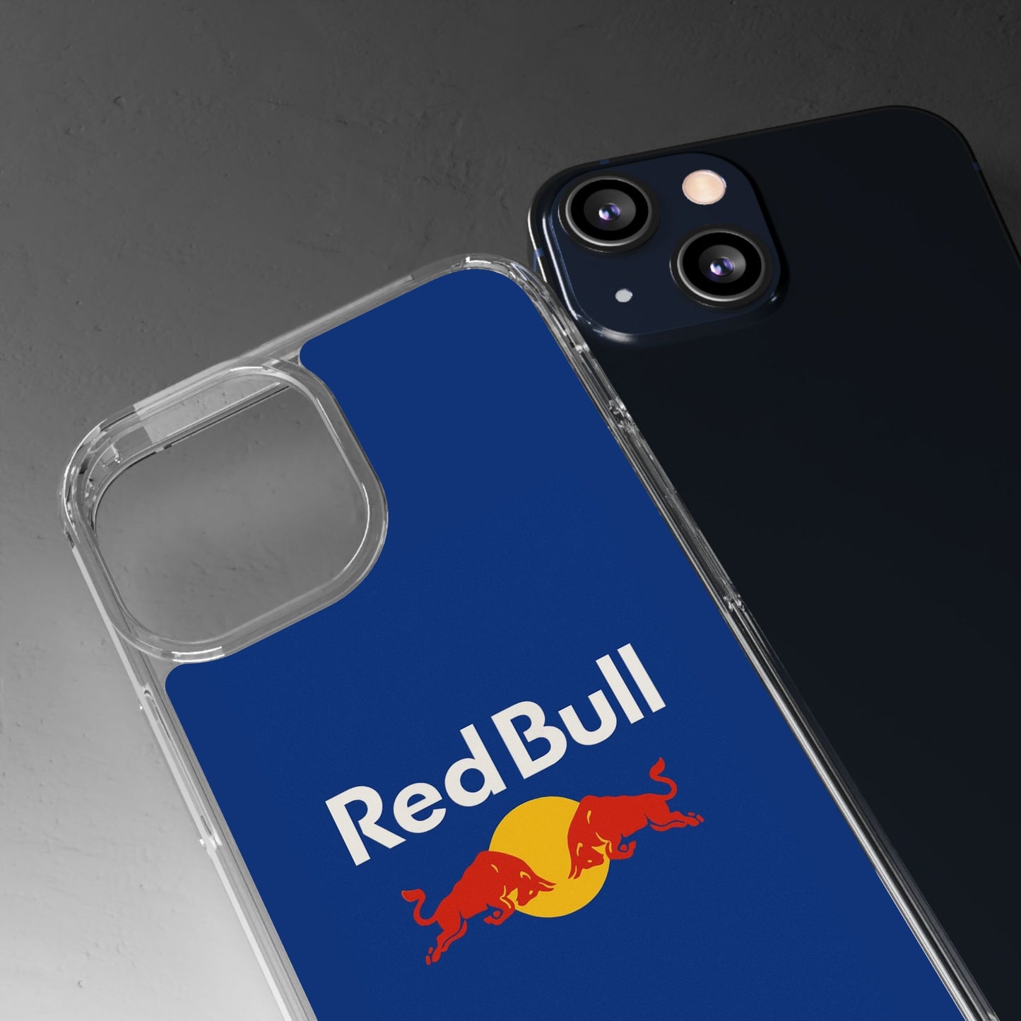 Red Bull Clear Phone Case - Sleek Protection for Fans