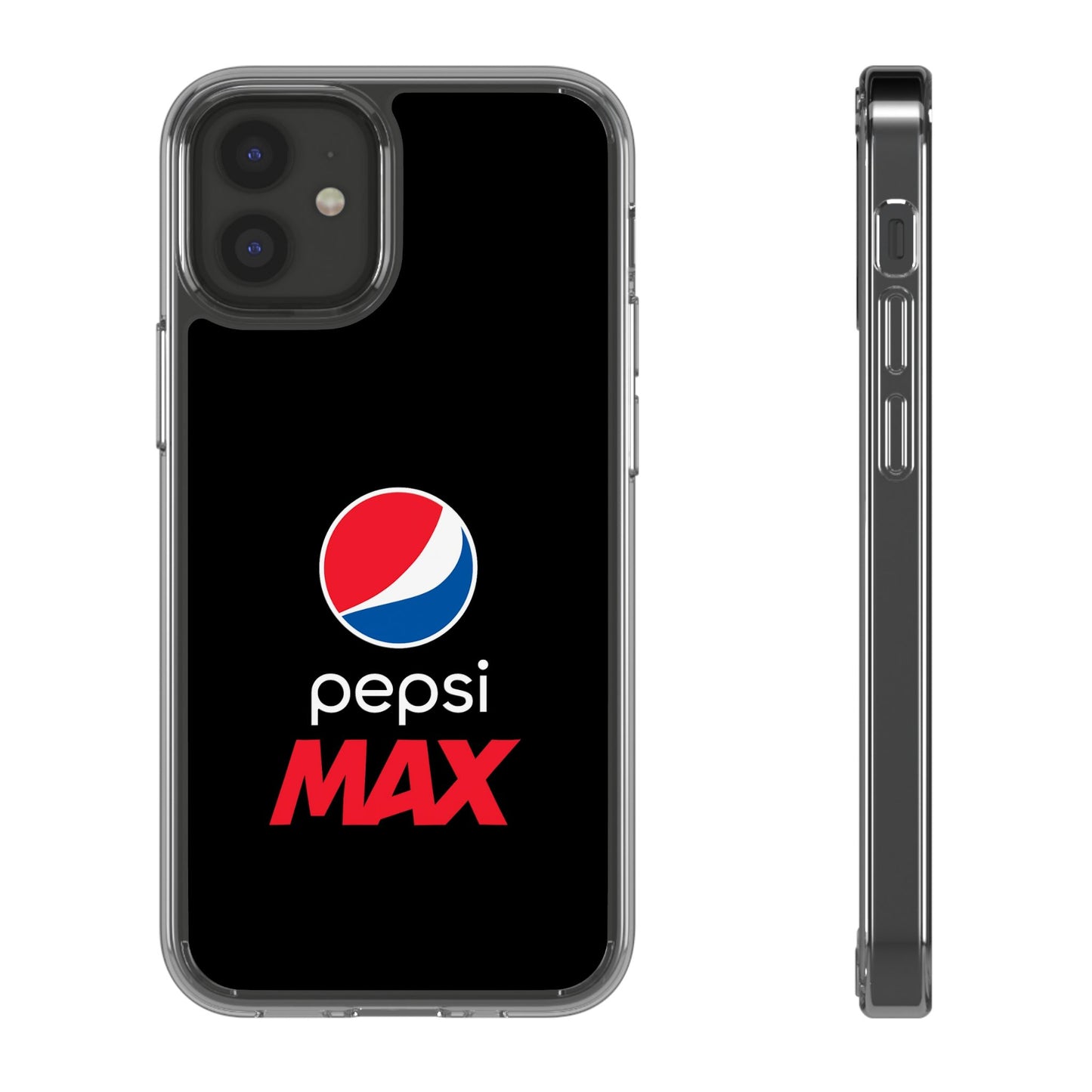 Pepsi Max Clear Phone Case - Sleek Protection for Beverage Lovers