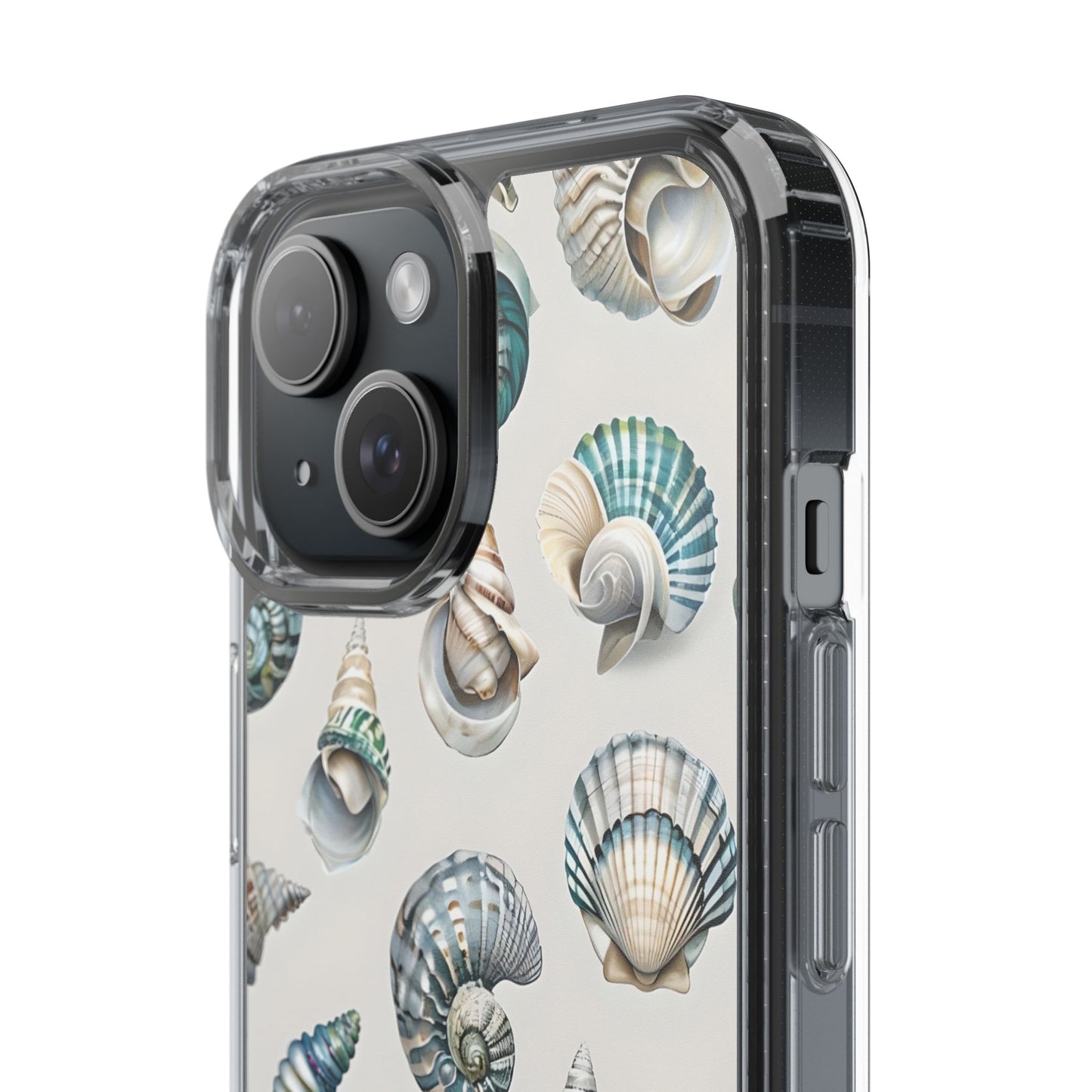 Seashell Clear Phone Case - Coastal Beach Decor