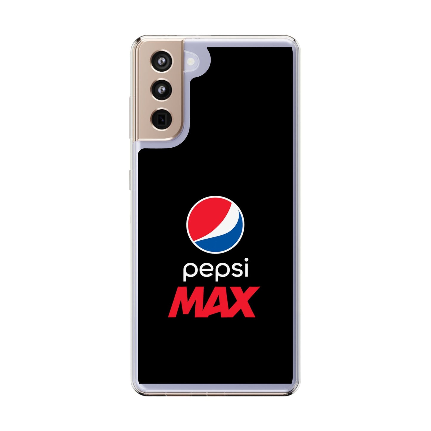 Pepsi Max Clear Phone Case - Sleek Protection for Beverage Lovers