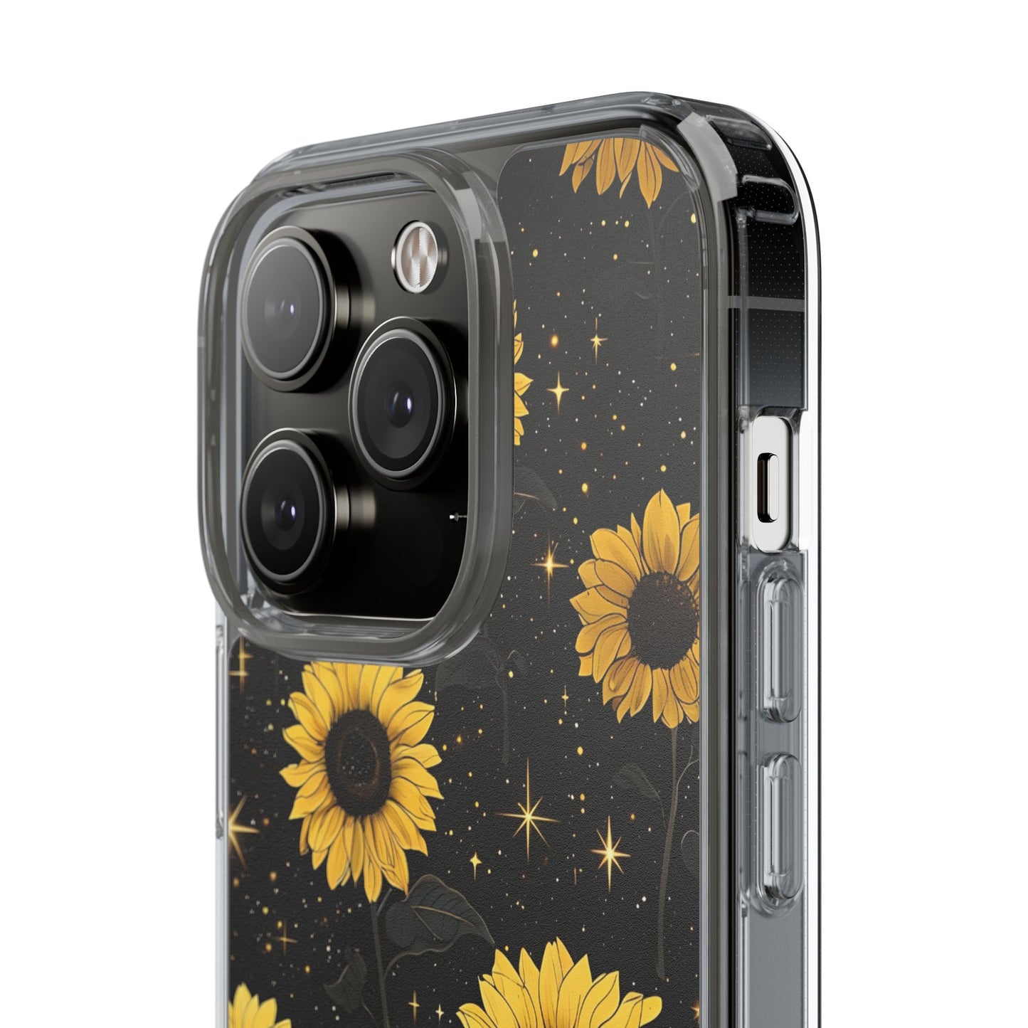 Sunflower Clear Phone Case - Floral Design for Nature Lovers