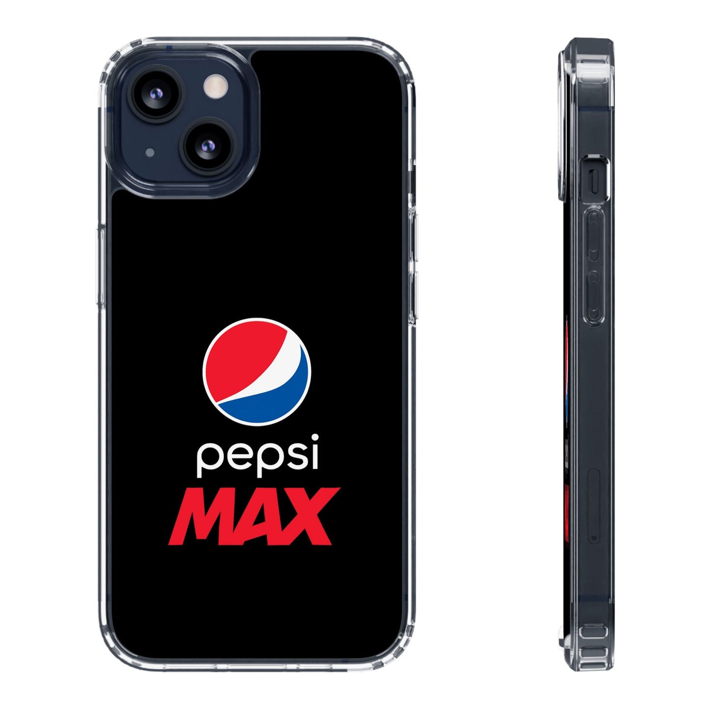 Pepsi Max Clear Phone Case - Sleek Protection for Beverage Lovers