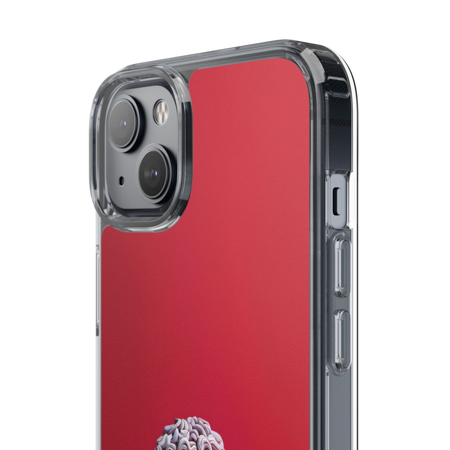 Clear Case with Smiley Face Design