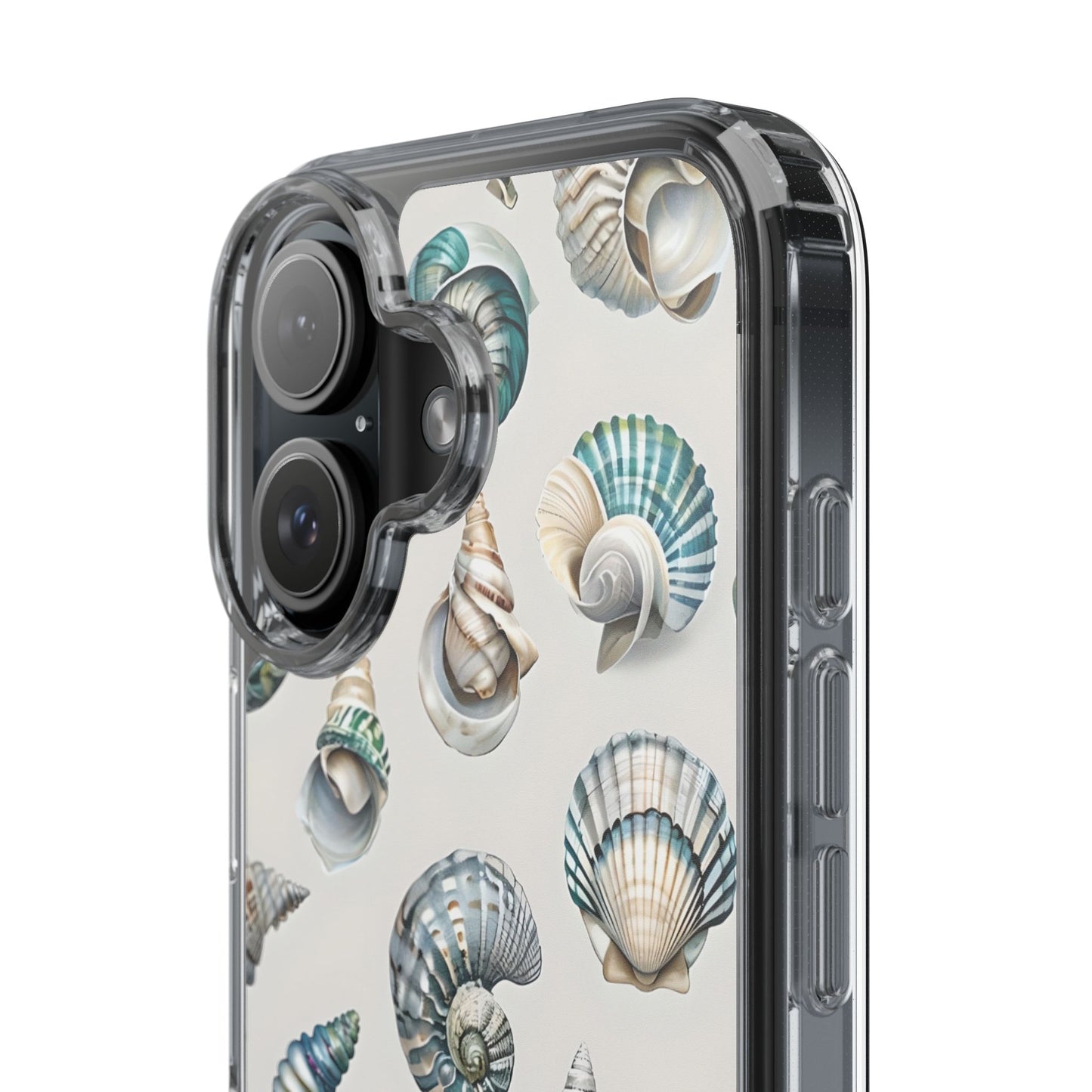 Seashell Clear Phone Case - Coastal Beach Decor
