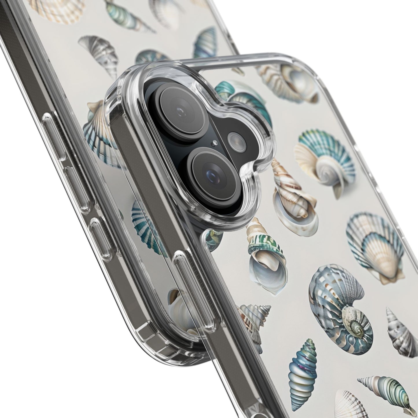 Seashell Clear Phone Case - Coastal Beach Decor