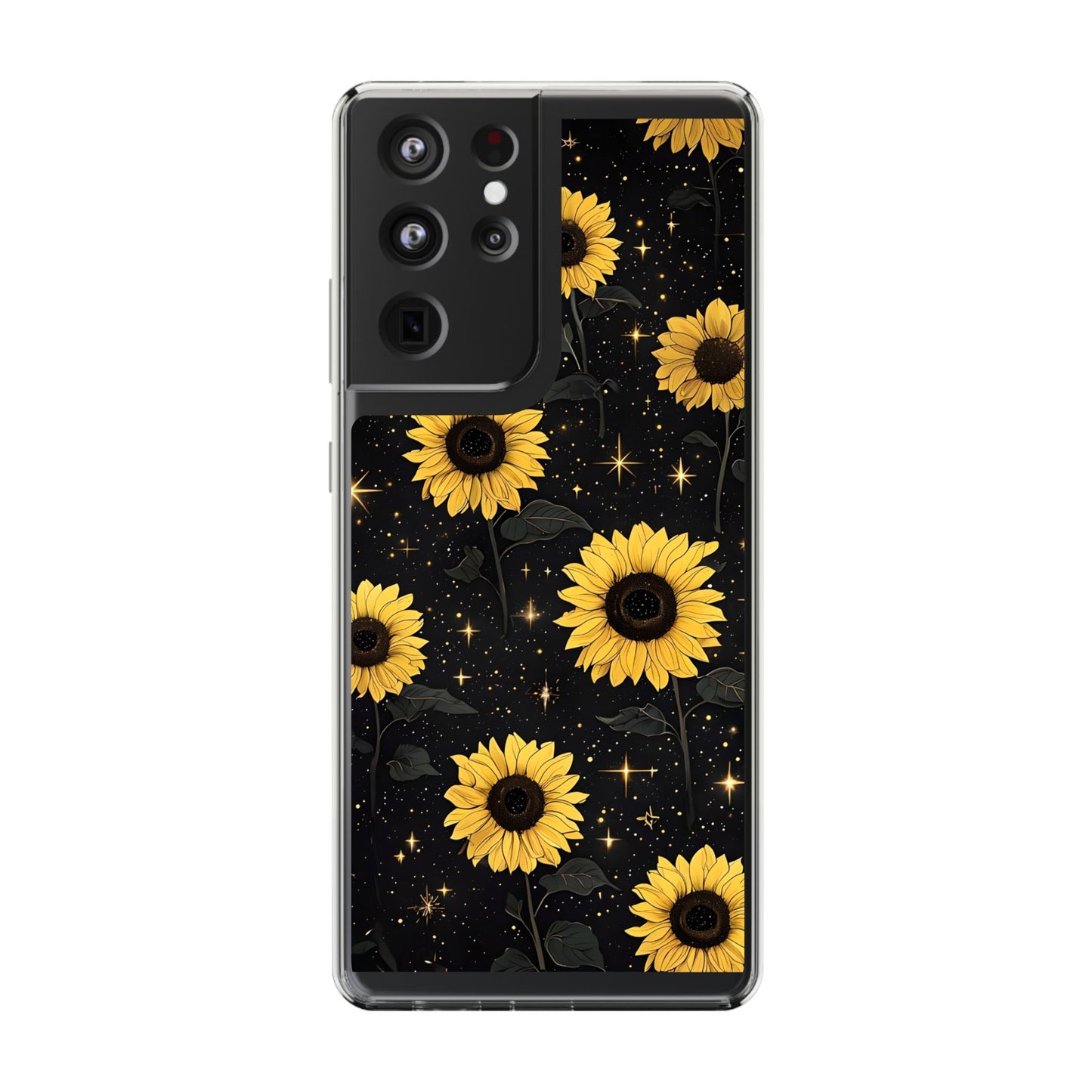 Sunflower Clear Phone Case - Floral Design for Nature Lovers
