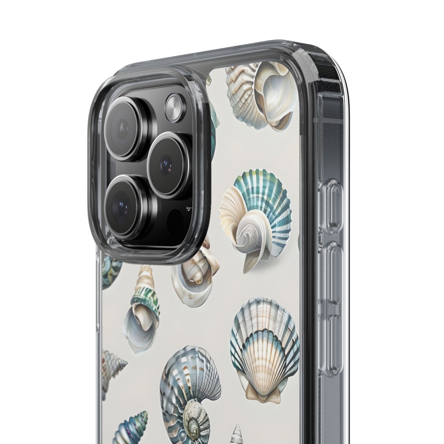 Seashell Clear Phone Case - Coastal Beach Decor