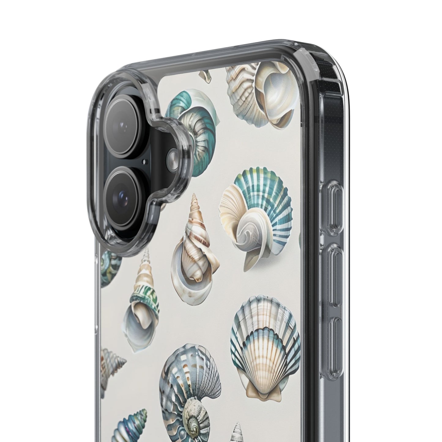 Seashell Clear Phone Case - Coastal Beach Decor