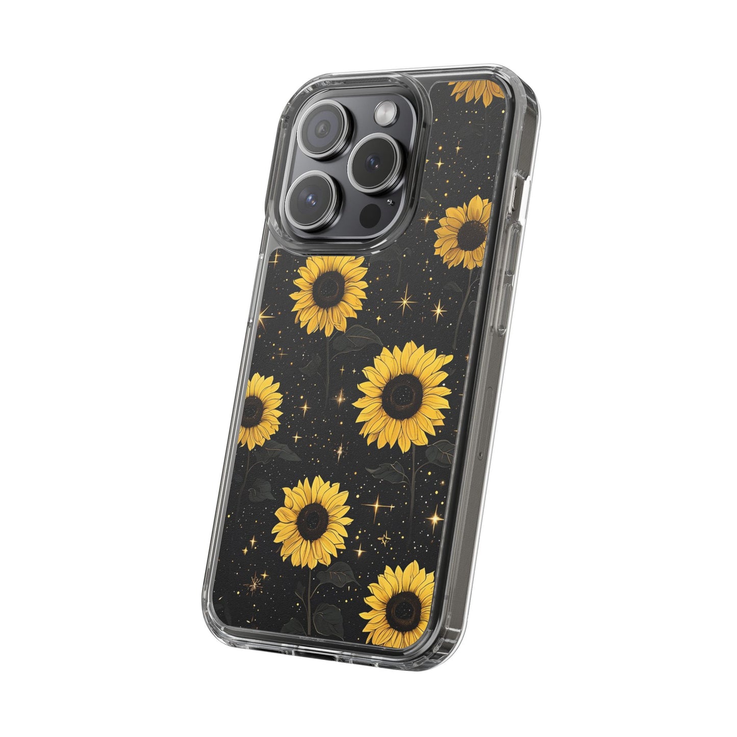 Sunflower Clear Phone Case - Floral Design for Nature Lovers