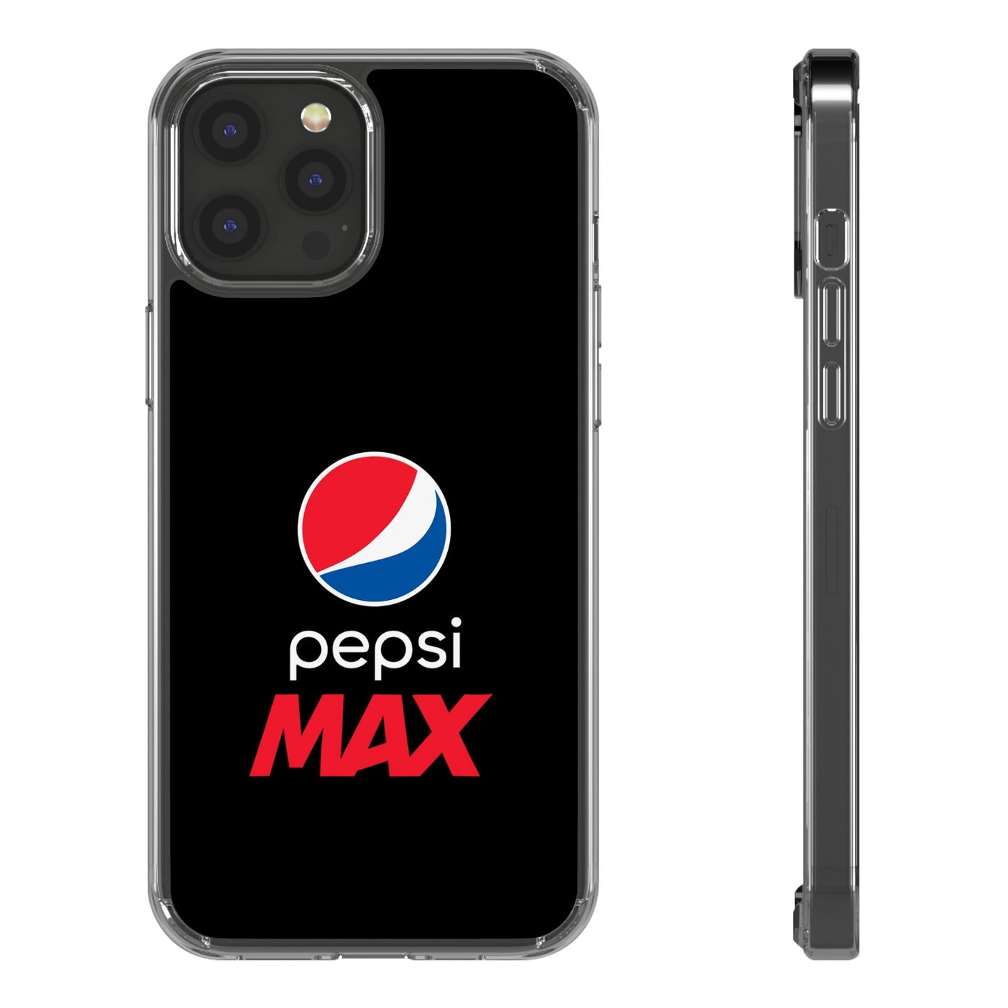 Pepsi Max Clear Phone Case - Sleek Protection for Beverage Lovers