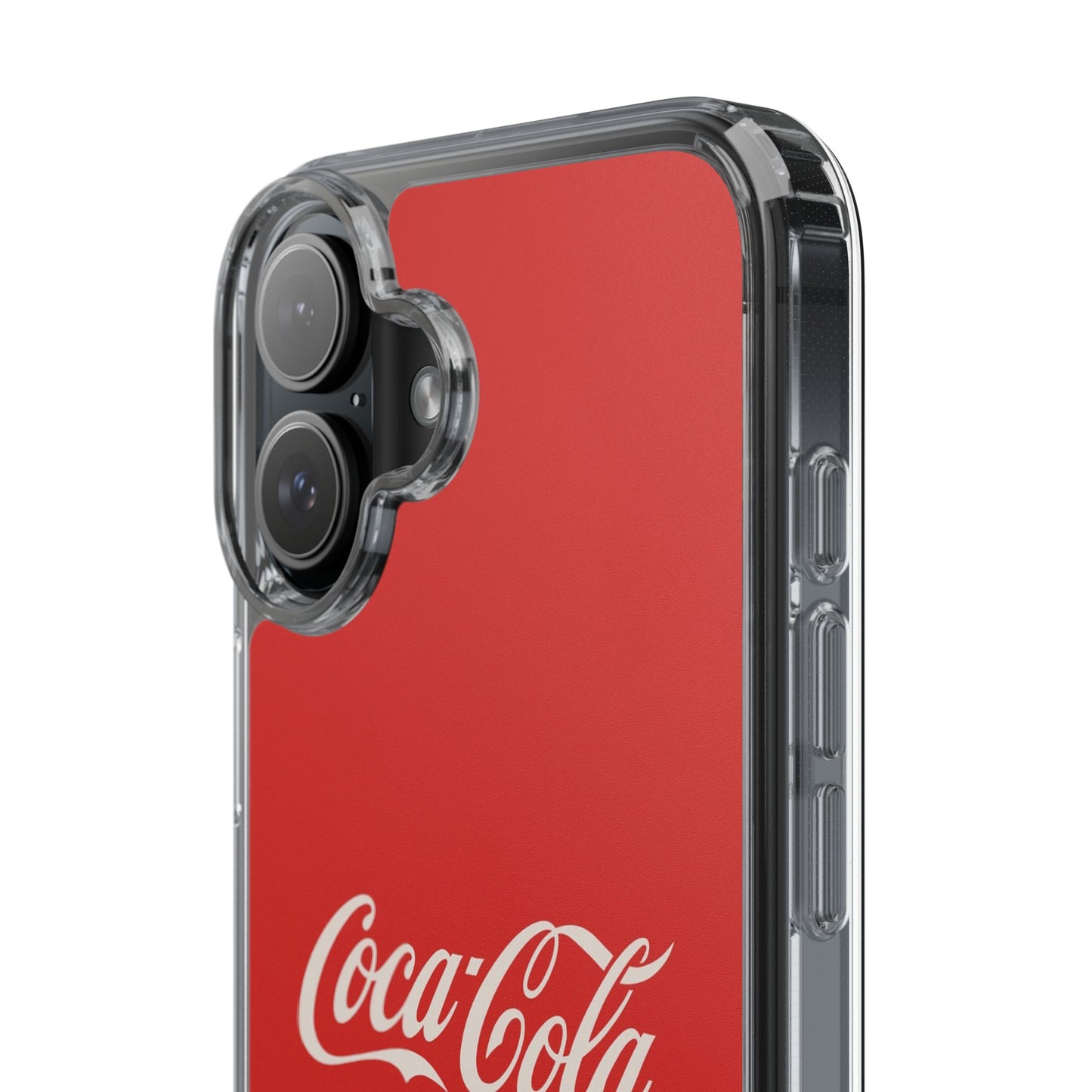 Coca-Cola Clear Phone Cases, Retro Style, Gift for Cola Lovers, Trendy Accessories, Customizable Phone Cover, Fun Collectible