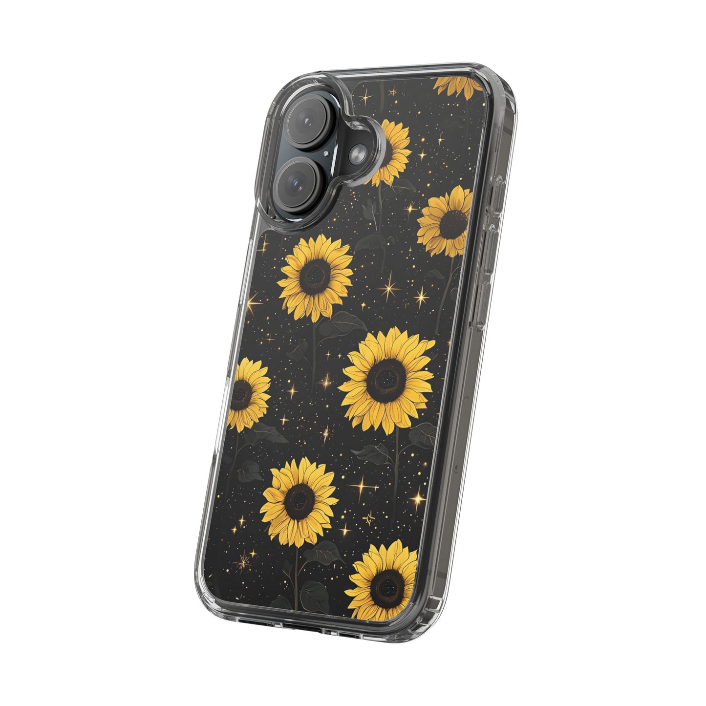Sunflower Clear Phone Case - Floral Design for Nature Lovers