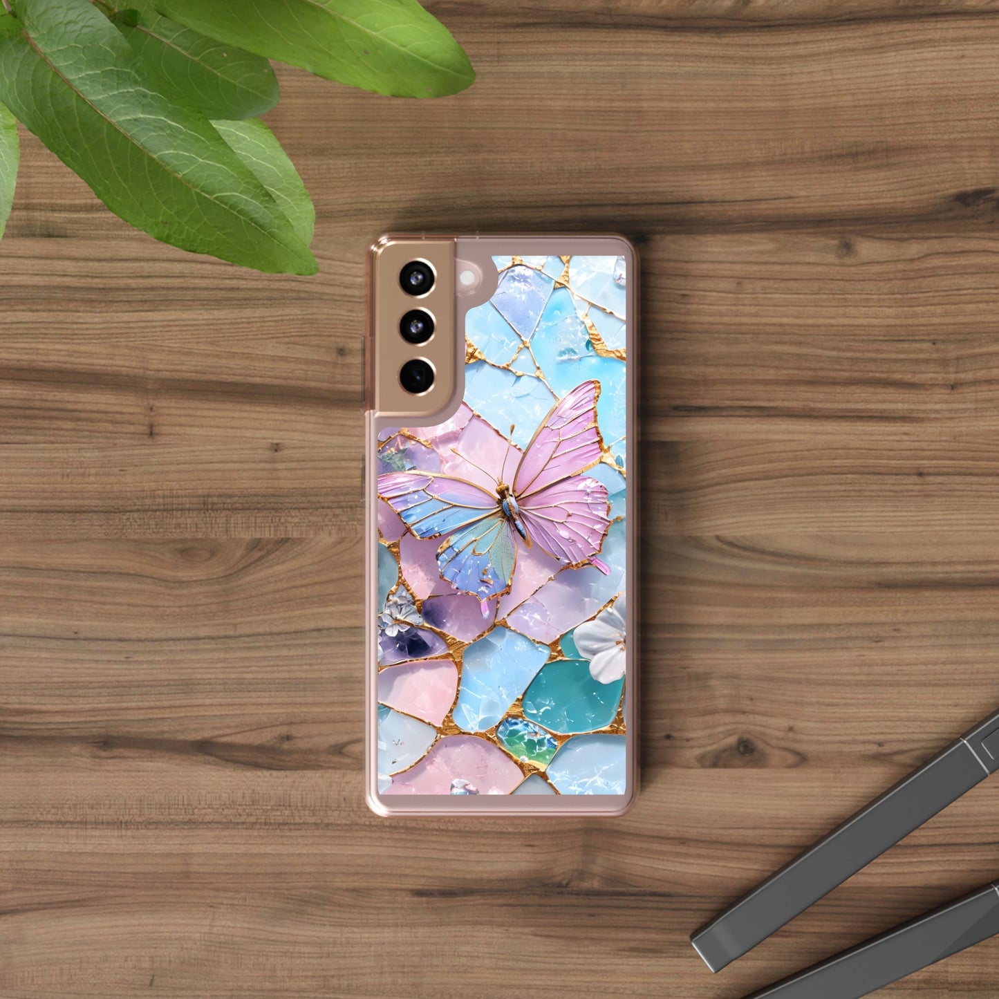 Butterfly-Stained Glass Phone Case