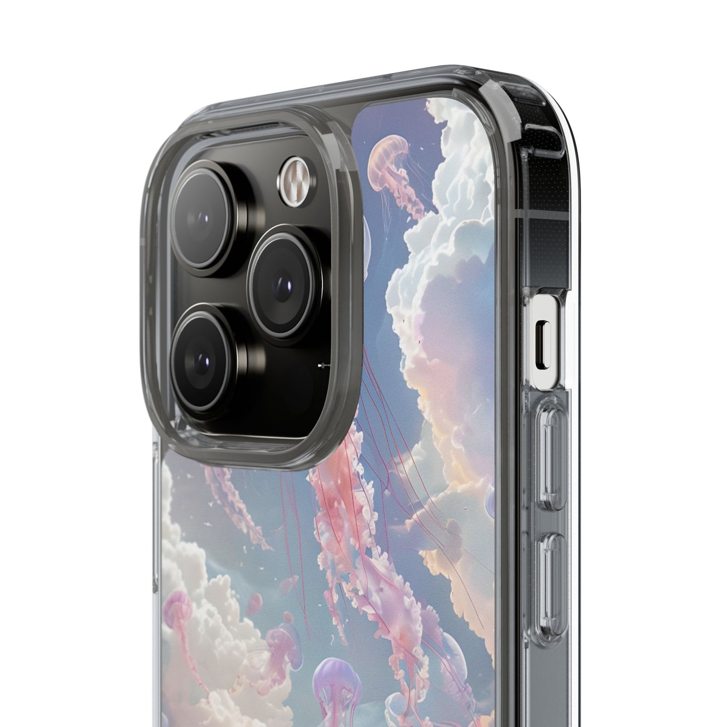 Dreamy Jellyfish Clear Phone Case - Aesthetic Ocean Design