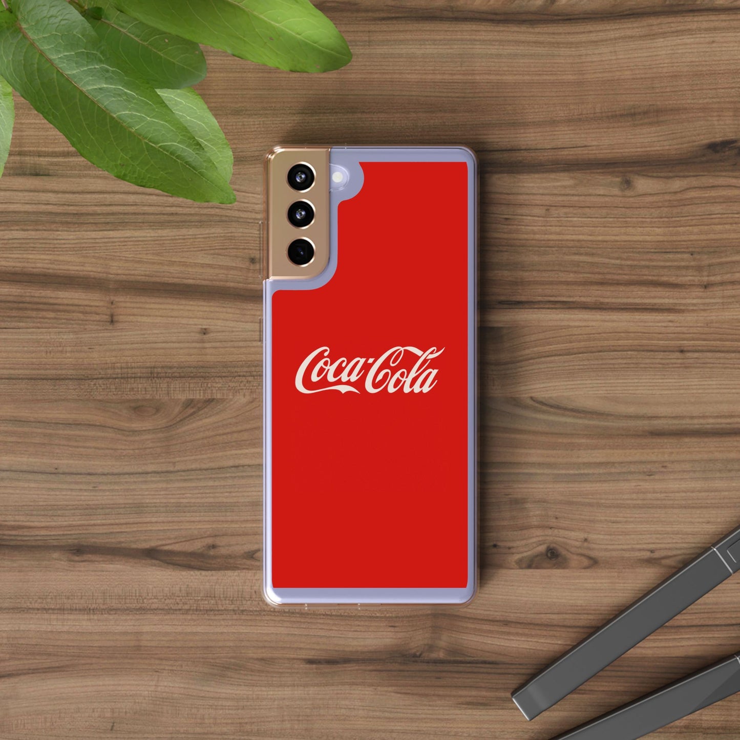 Coca-Cola Clear Phone Cases, Retro Style, Gift for Cola Lovers, Trendy Accessories, Customizable Phone Cover, Fun Collectible