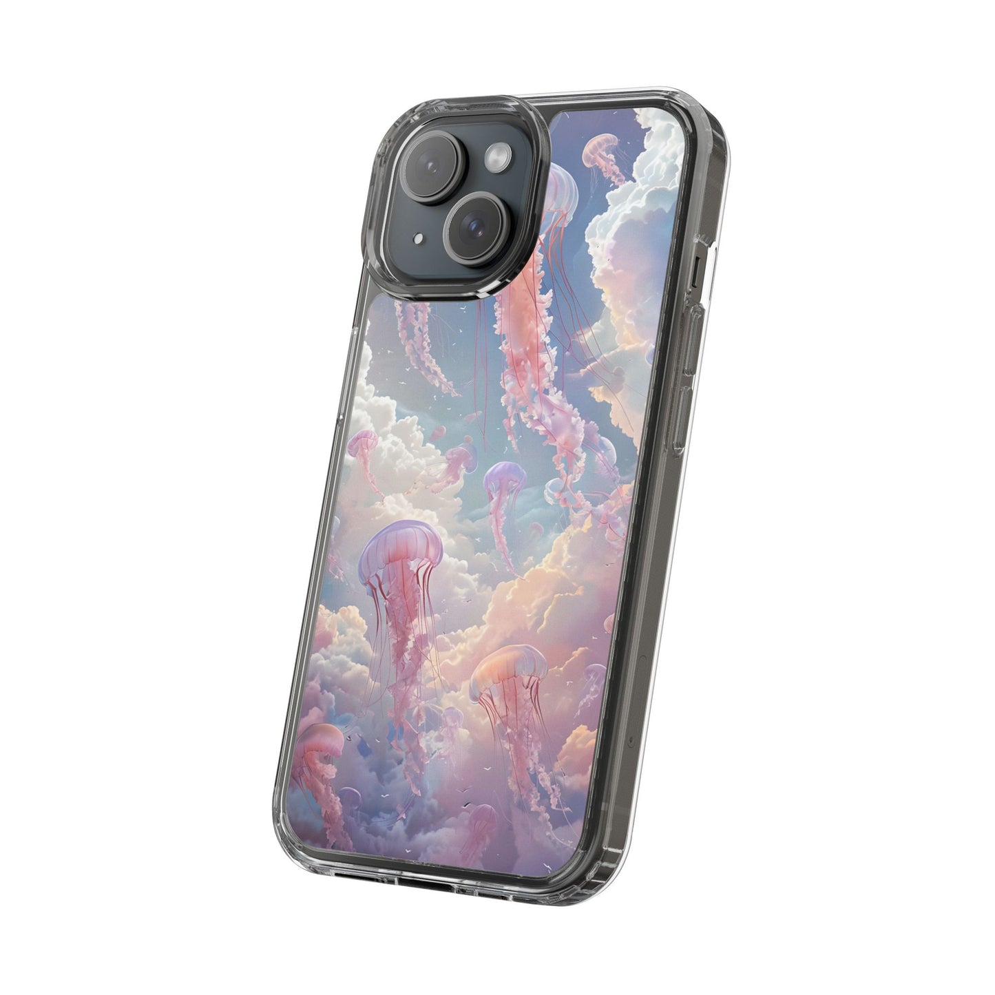 Dreamy Jellyfish Clear Phone Case - Aesthetic Ocean Design