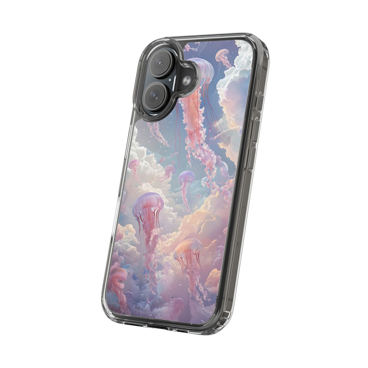 Dreamy Jellyfish Clear Phone Case - Aesthetic Ocean Design