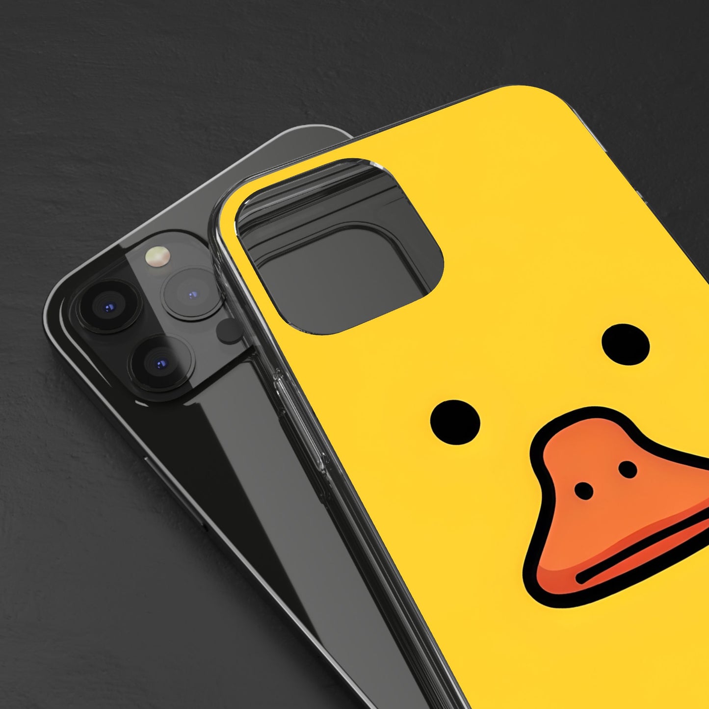 Cute Duck Phone Case – Clear Cases for Animal Lovers