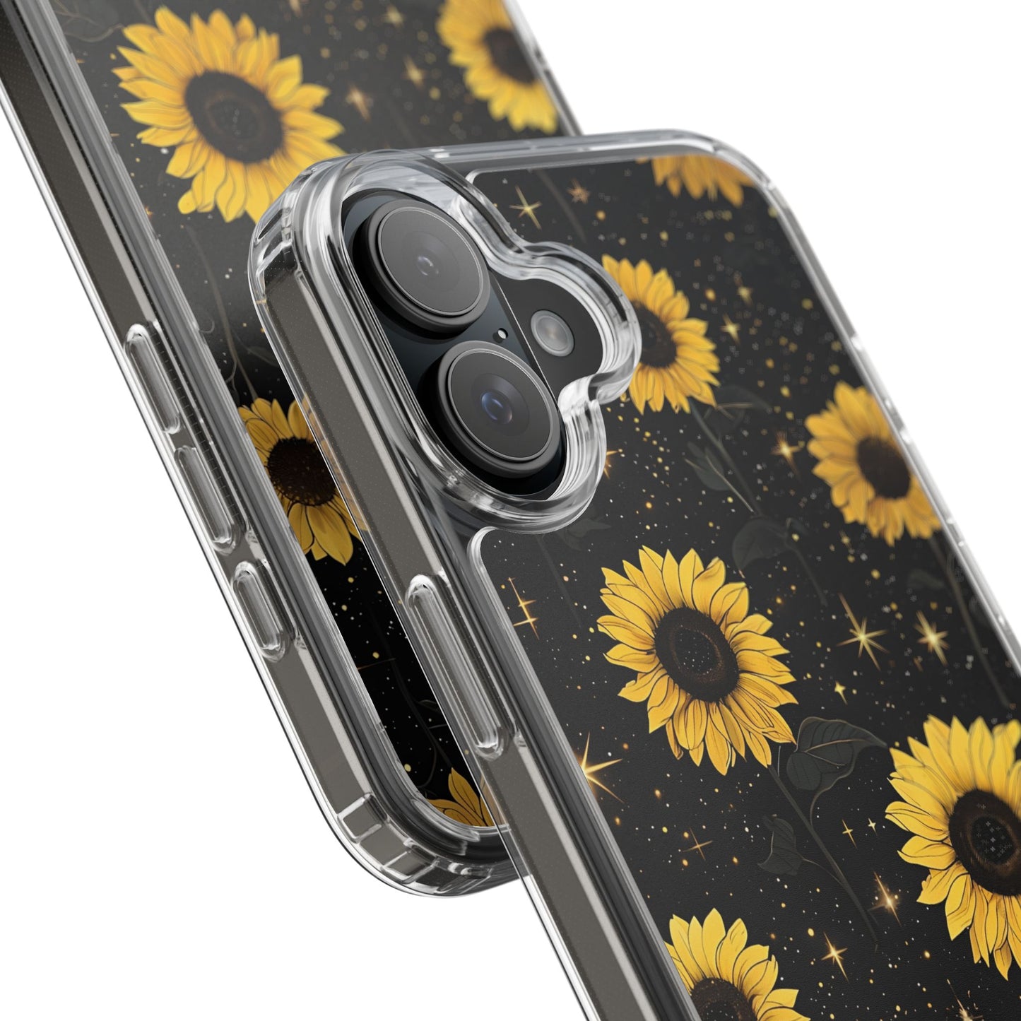 Sunflower Clear Phone Case - Floral Design for Nature Lovers