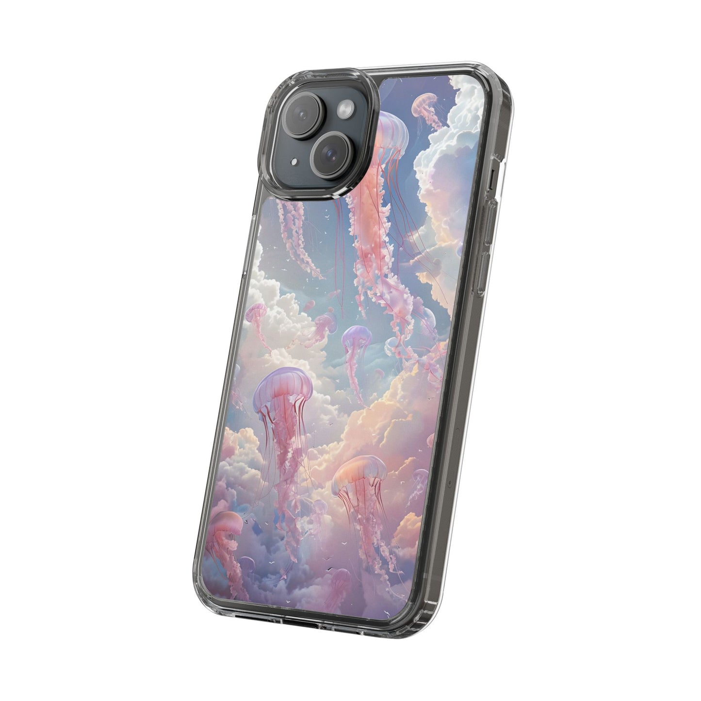 Dreamy Jellyfish Clear Phone Case - Aesthetic Ocean Design